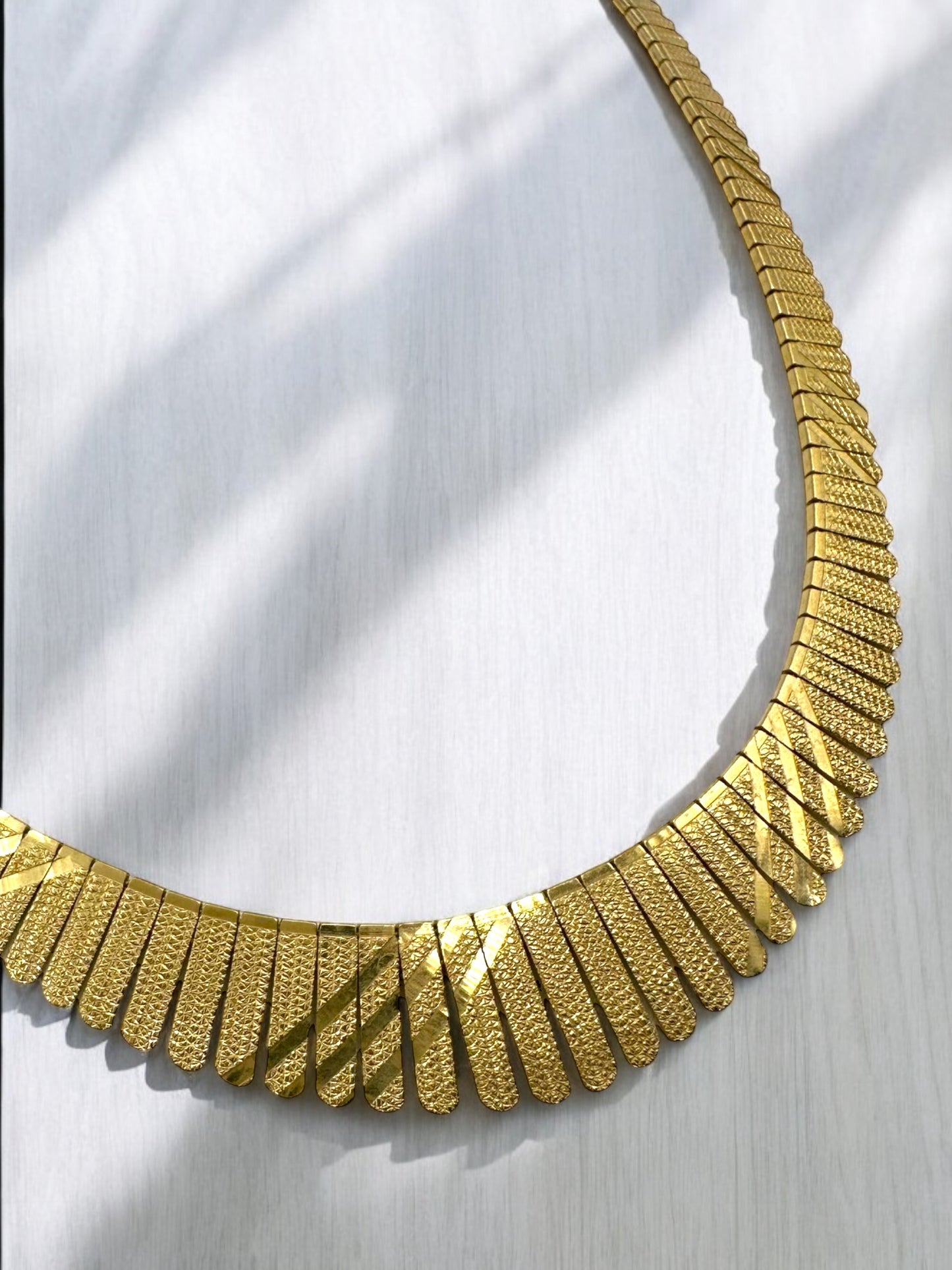 14k Cleopatra Collar Necklace