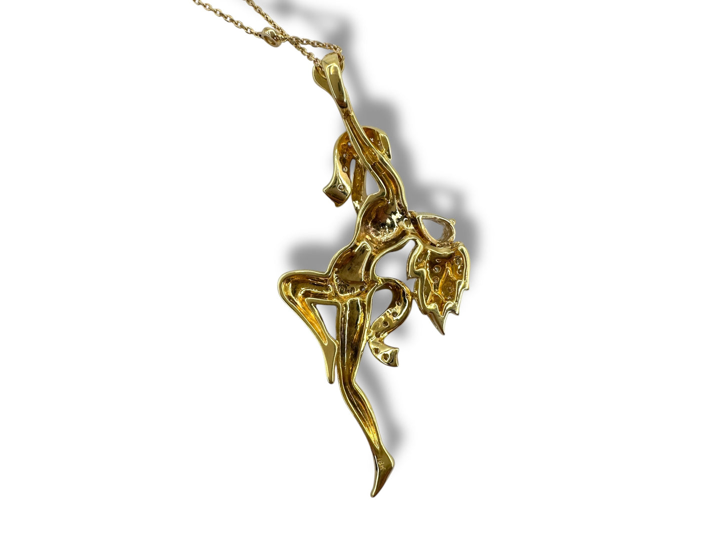 18k Diamond Dancing Lady