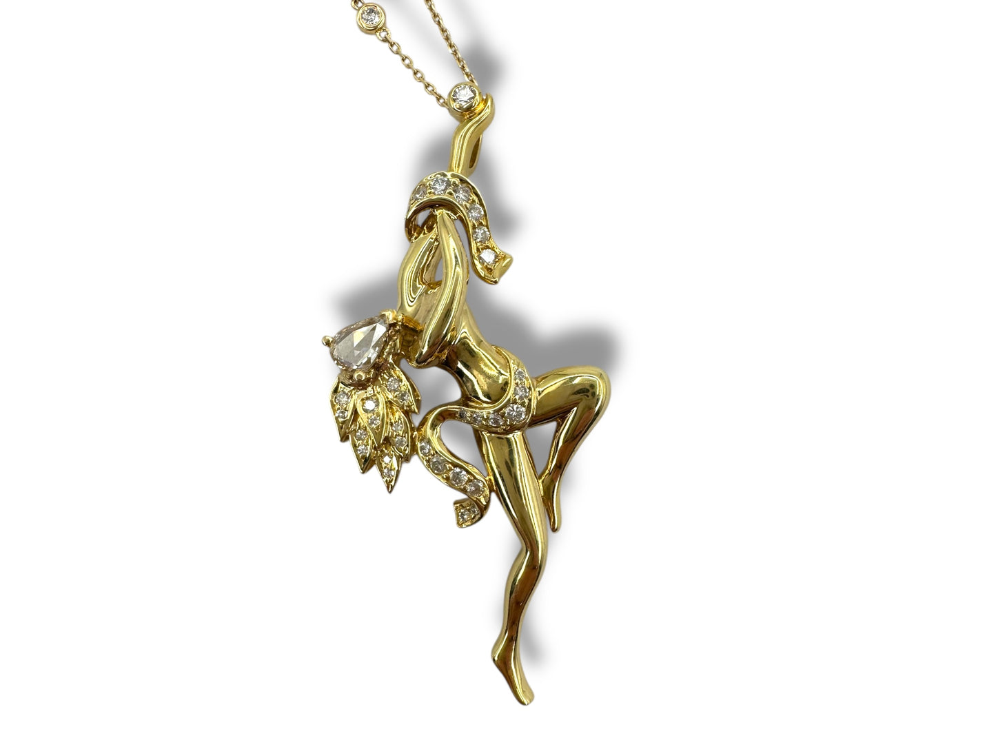 18k Diamond Dancing Lady
