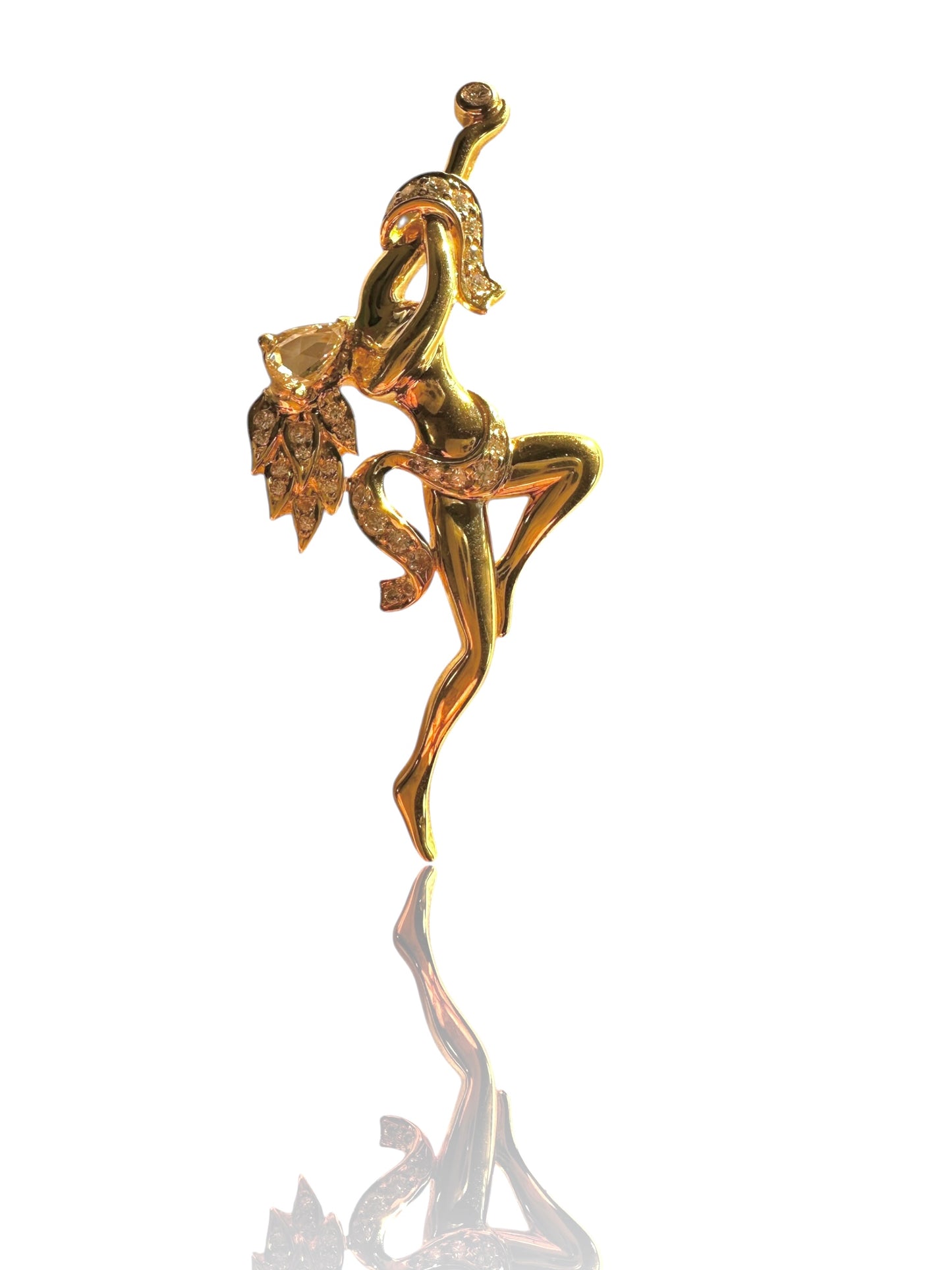 18k Diamond Dancing Lady