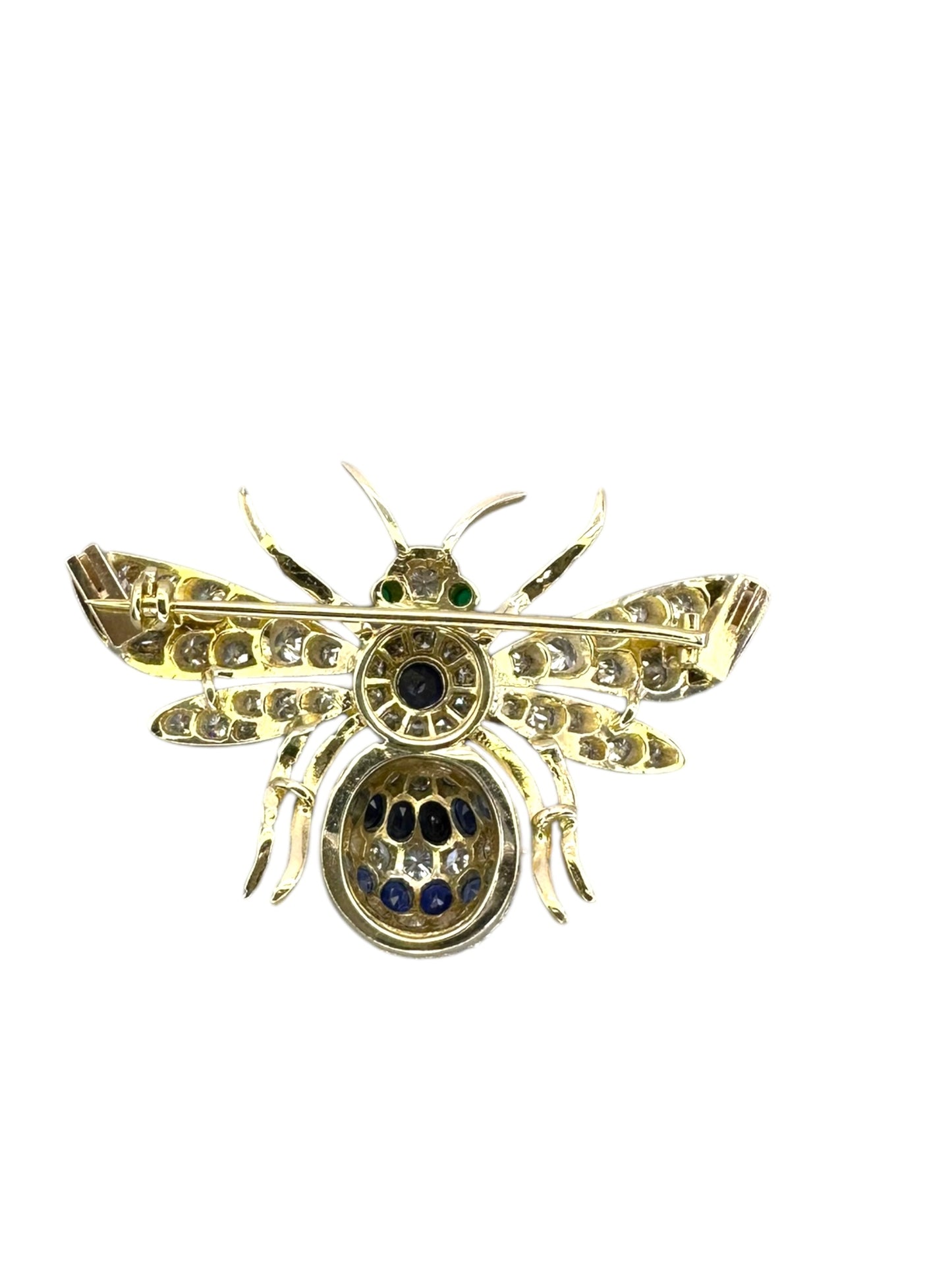 14k/ 18k Bee Brooch Pendant Necklace