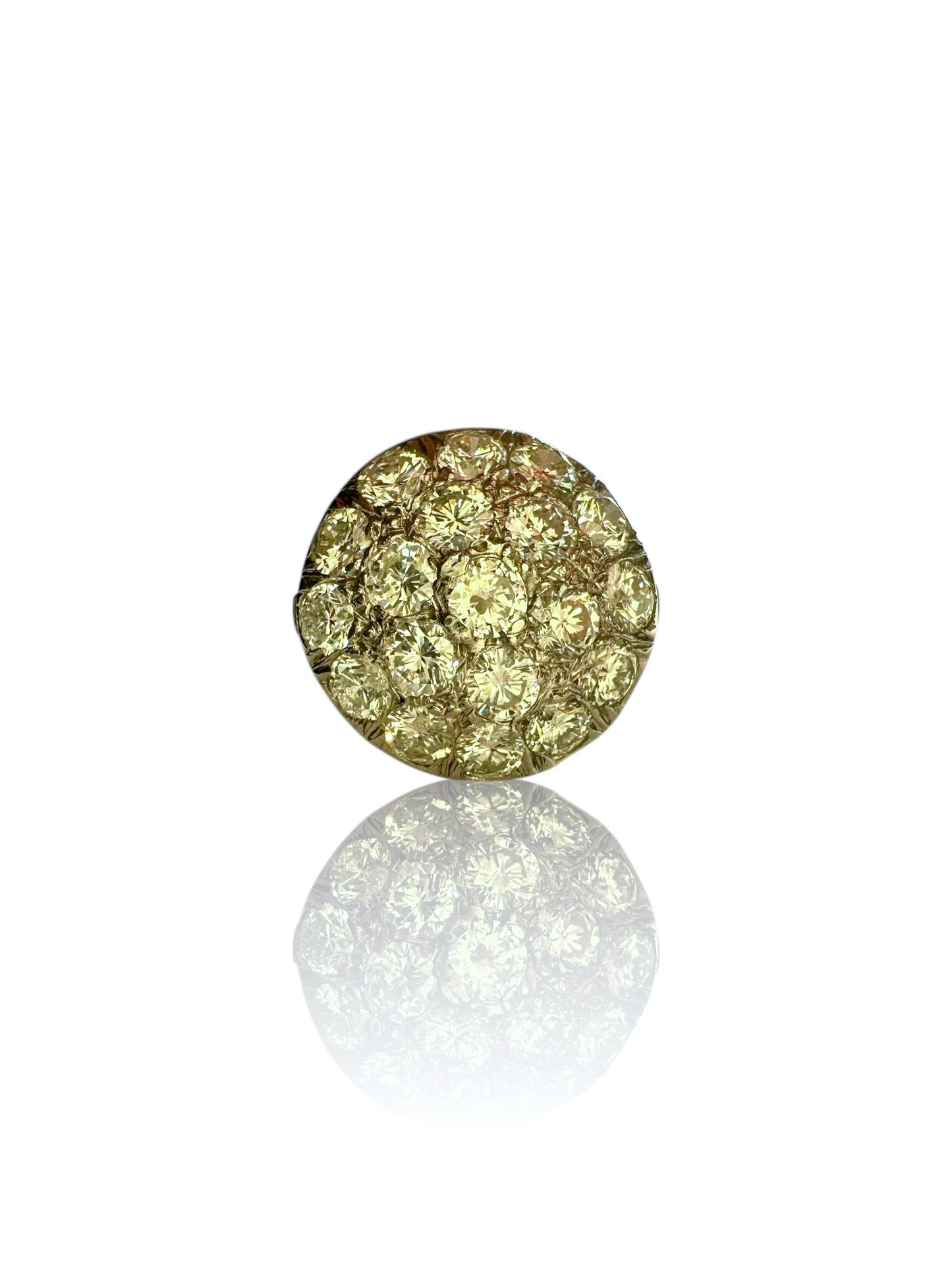 Platinum Diamond Cocktail Ring