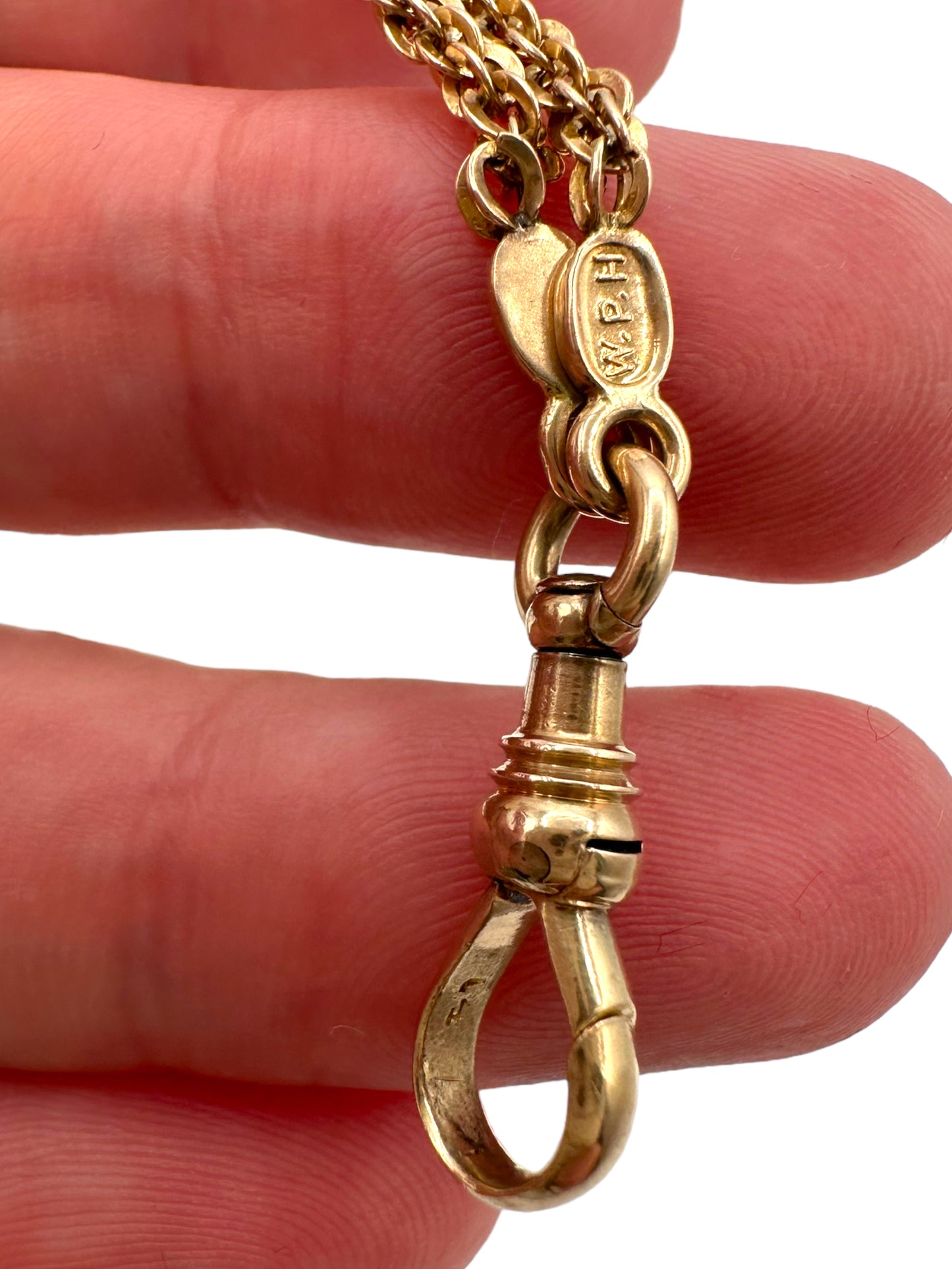 14k Victorian Slide Long-guard Necklace