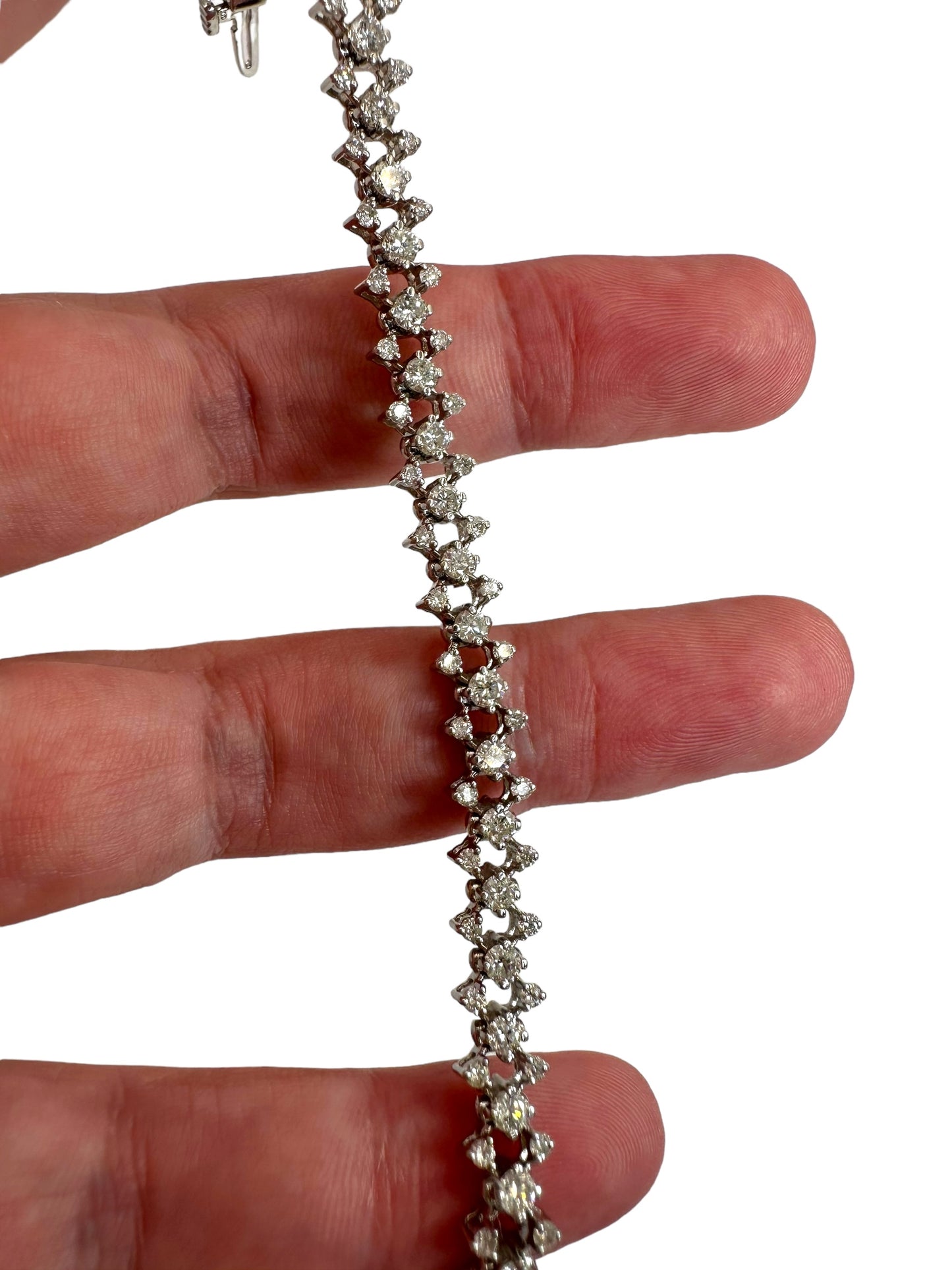 14k Delicate Diamond Bracelet