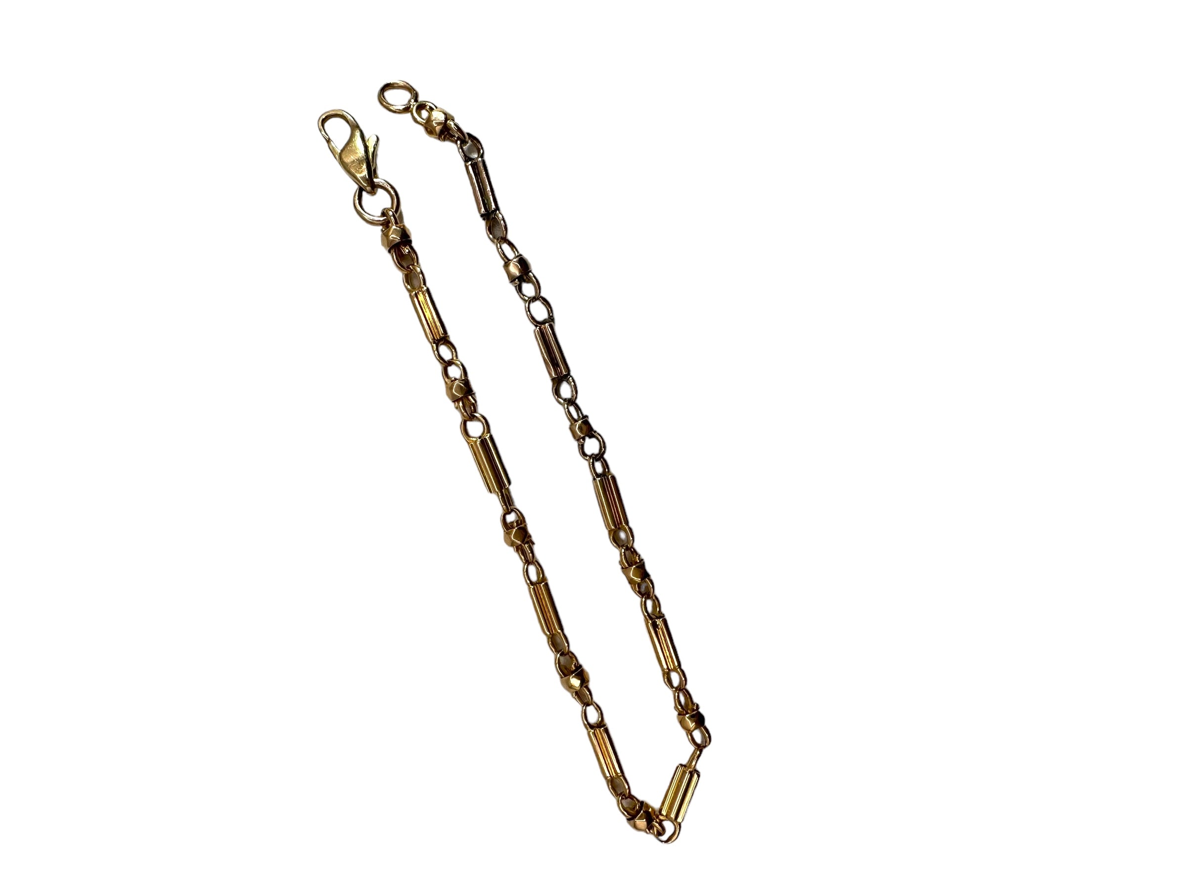 14k Fancy Link Bracelet