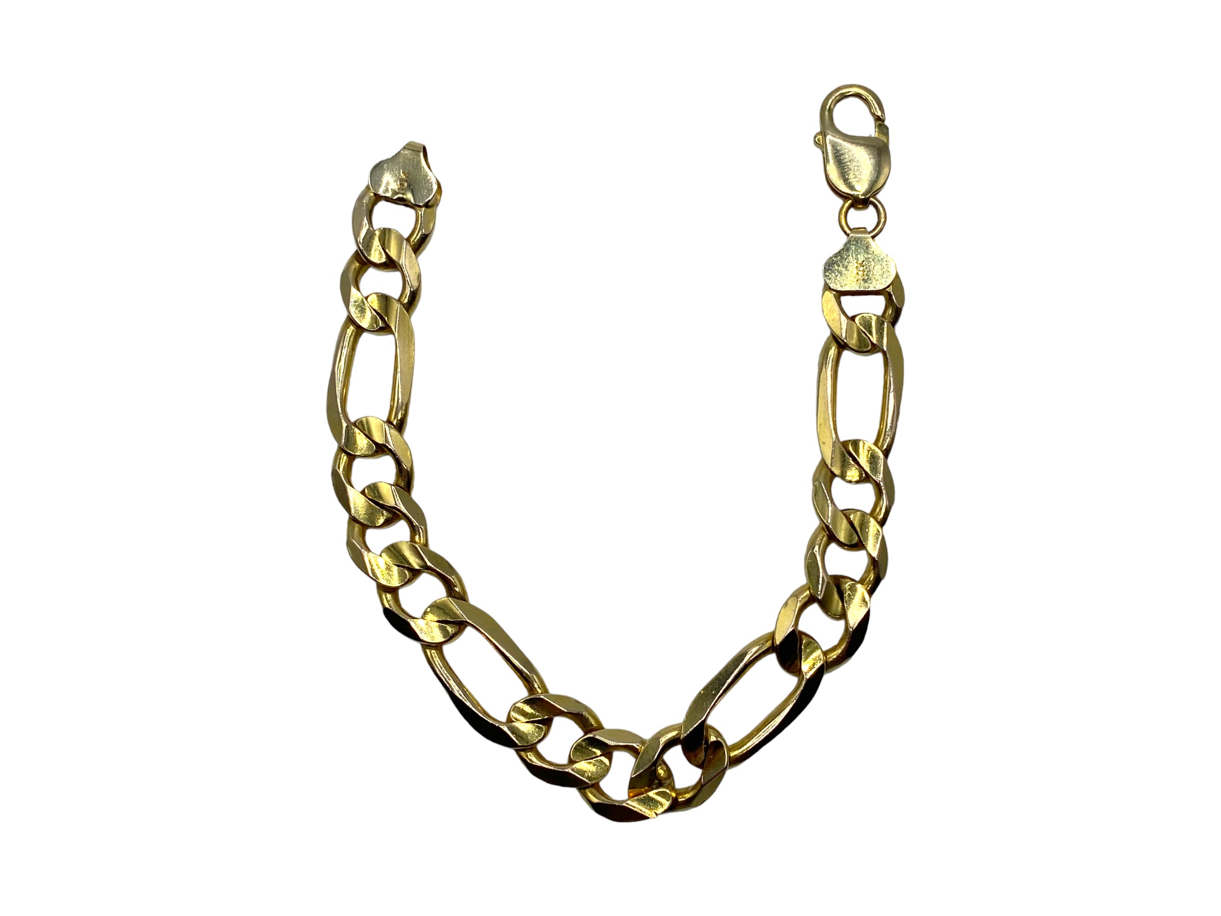 10k Figaro Link Bracelet