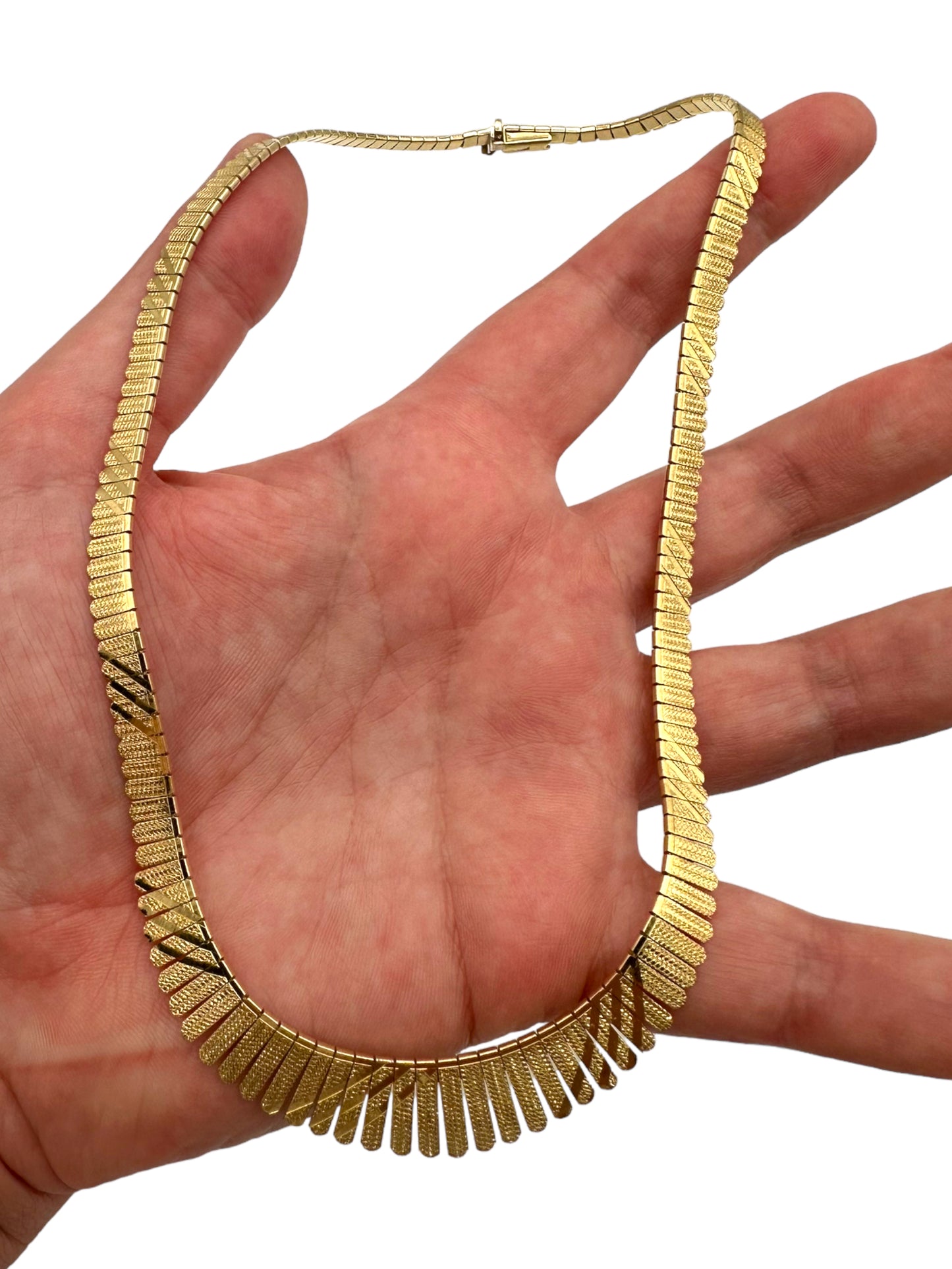 14k Cleopatra Collar Necklace
