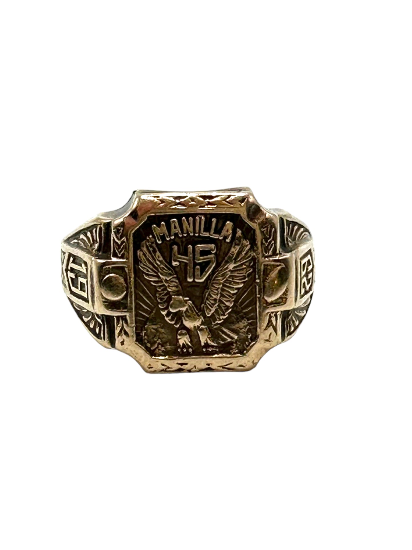 10k Art Deco Signet Ring