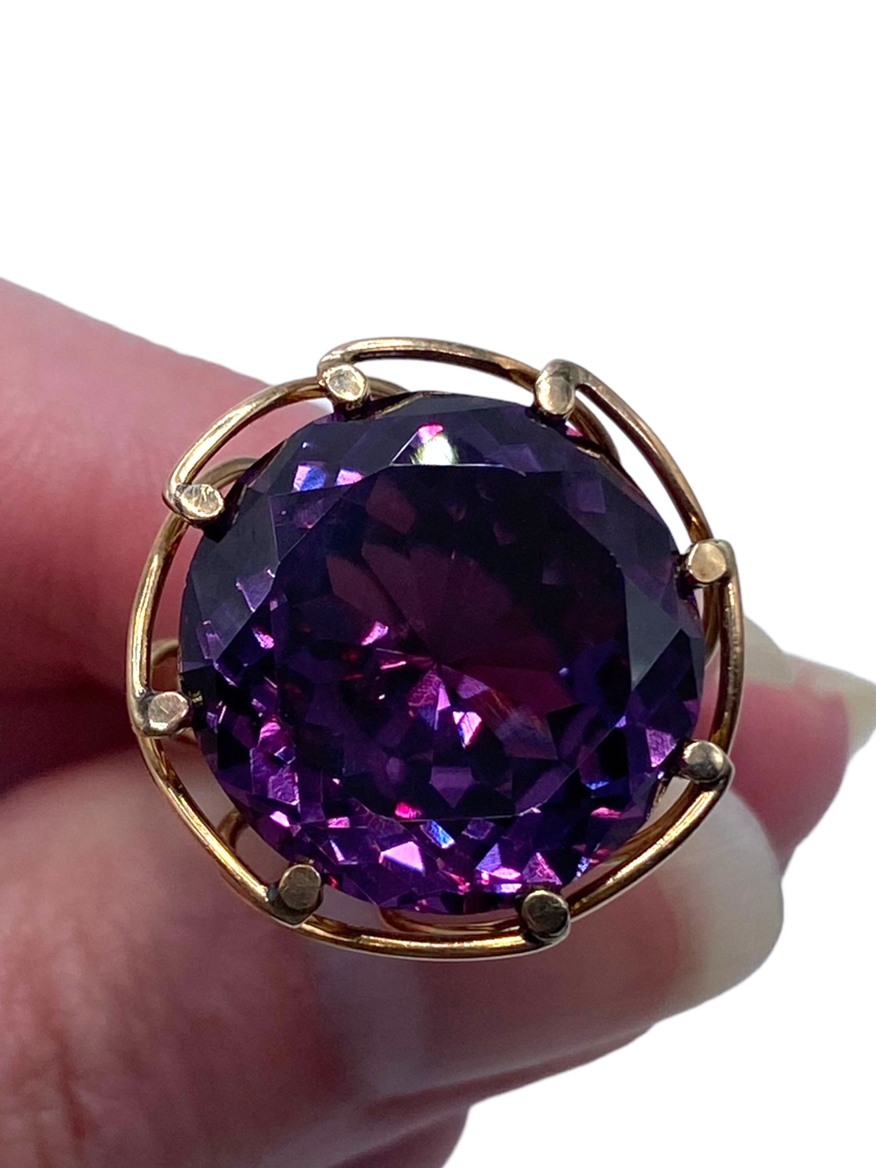14k Synthetic Corundum Ring