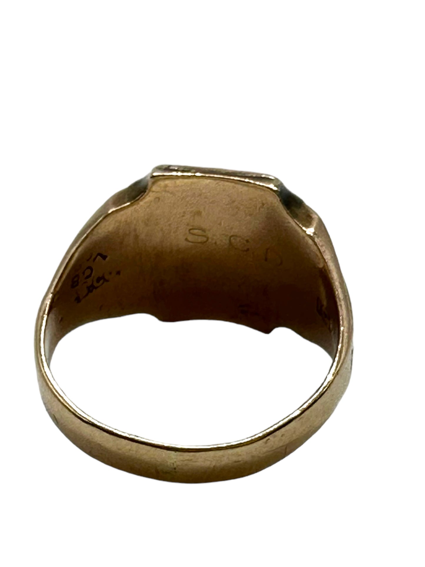 10k Art Deco Signet Ring