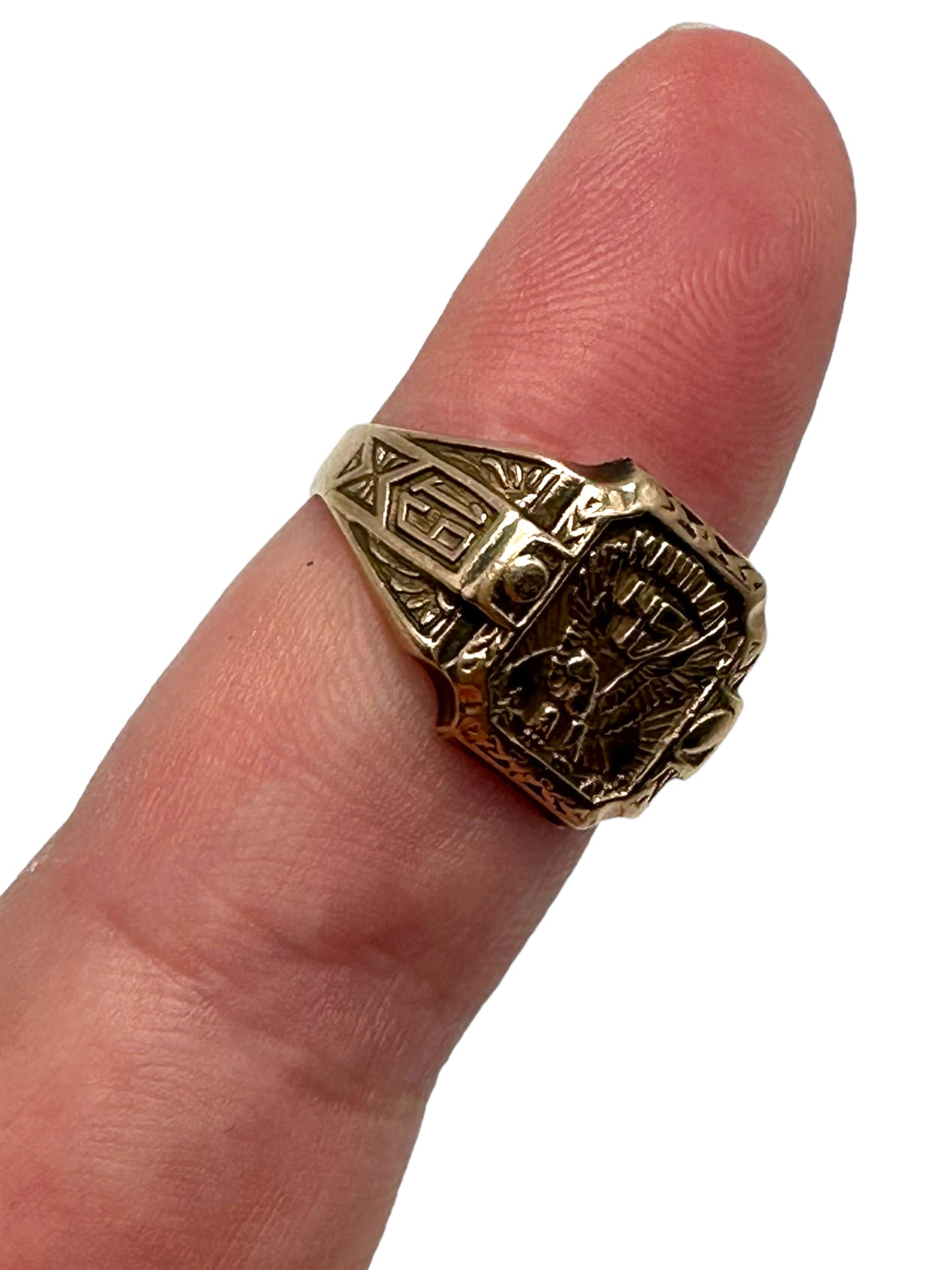 10k Art Deco Signet Ring
