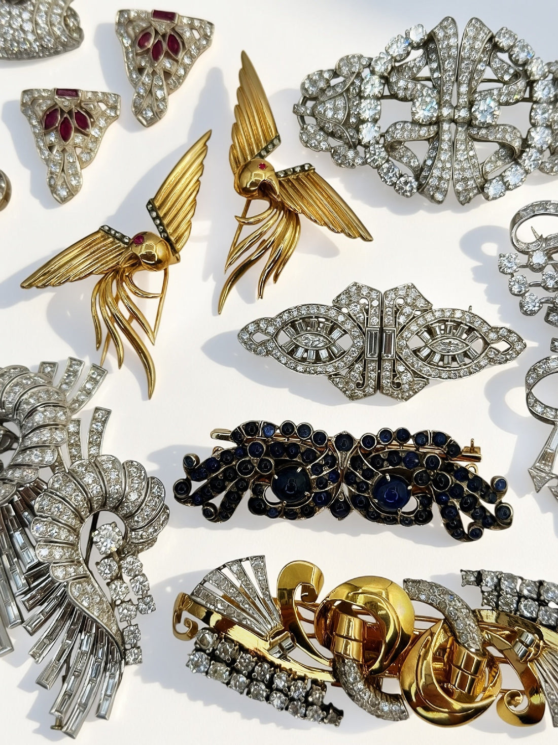 Spotlight on…the Duette or “Double-clip” Brooch