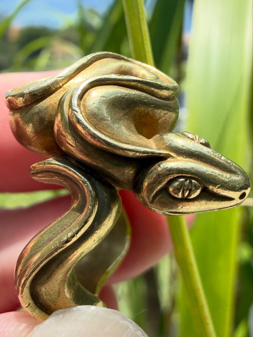 18k Kieselstein-Cord Snake Ring
