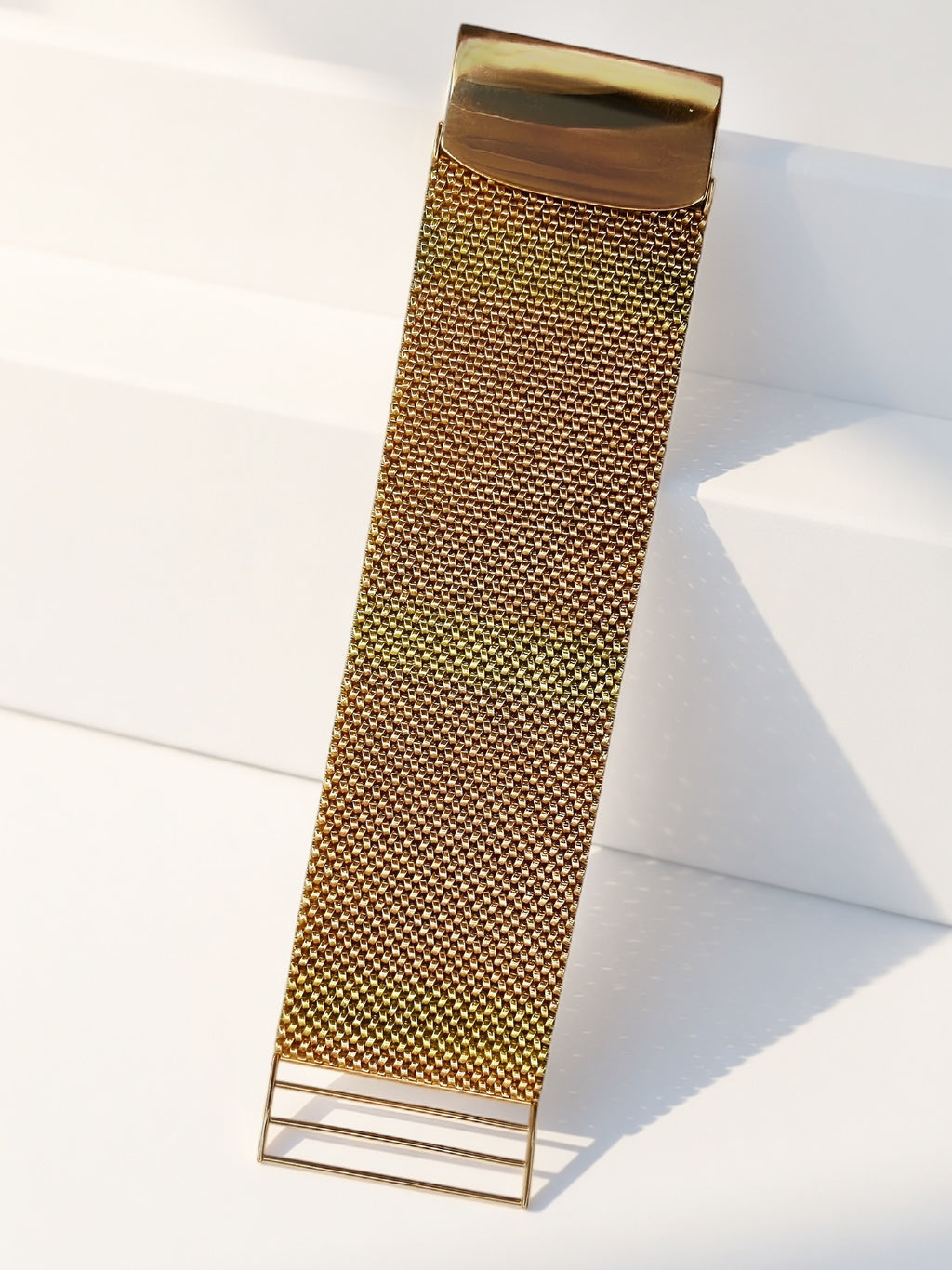 18k Mesh Buckle Bracelet