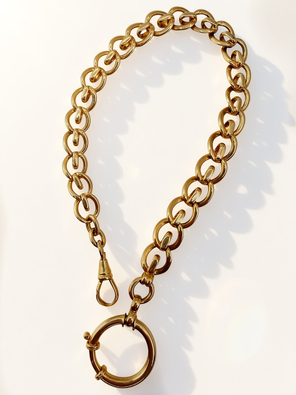 14k Rose Gold Watch Chain