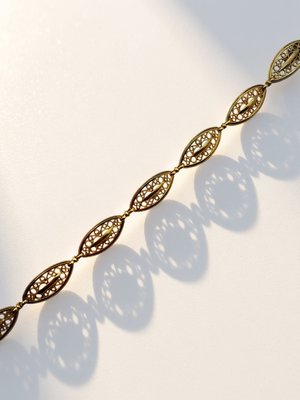 18k French Filigree Bracelet