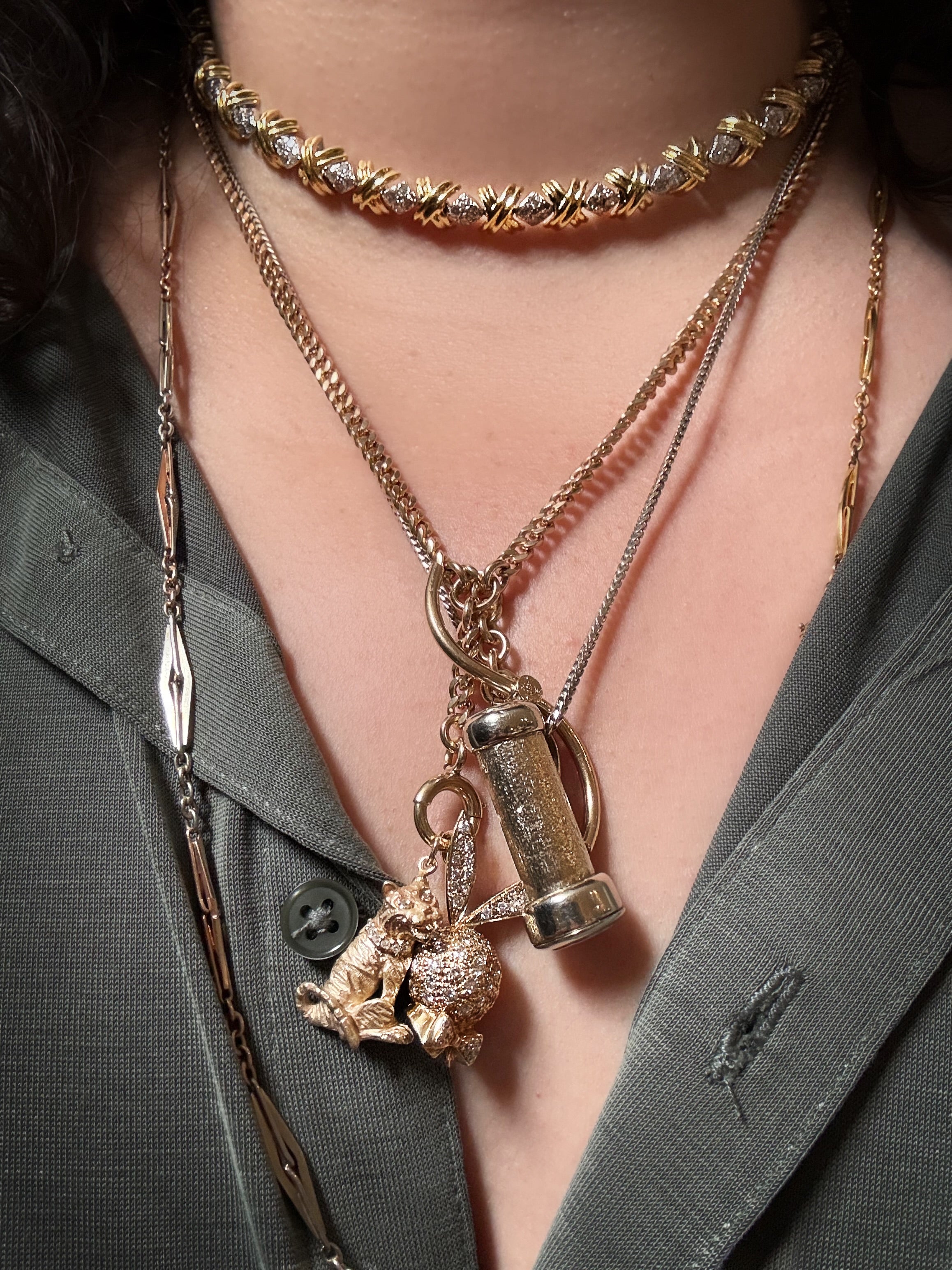 14k Kaleidoscope Pendant Necklace