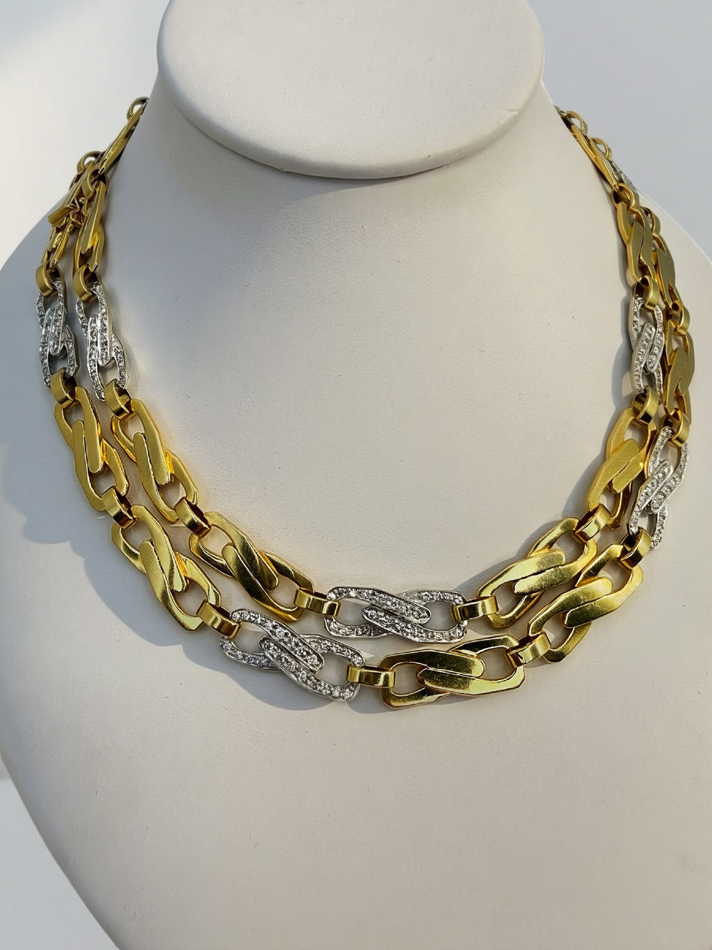 18k Carlo Weingrill Diamond Necklace Set