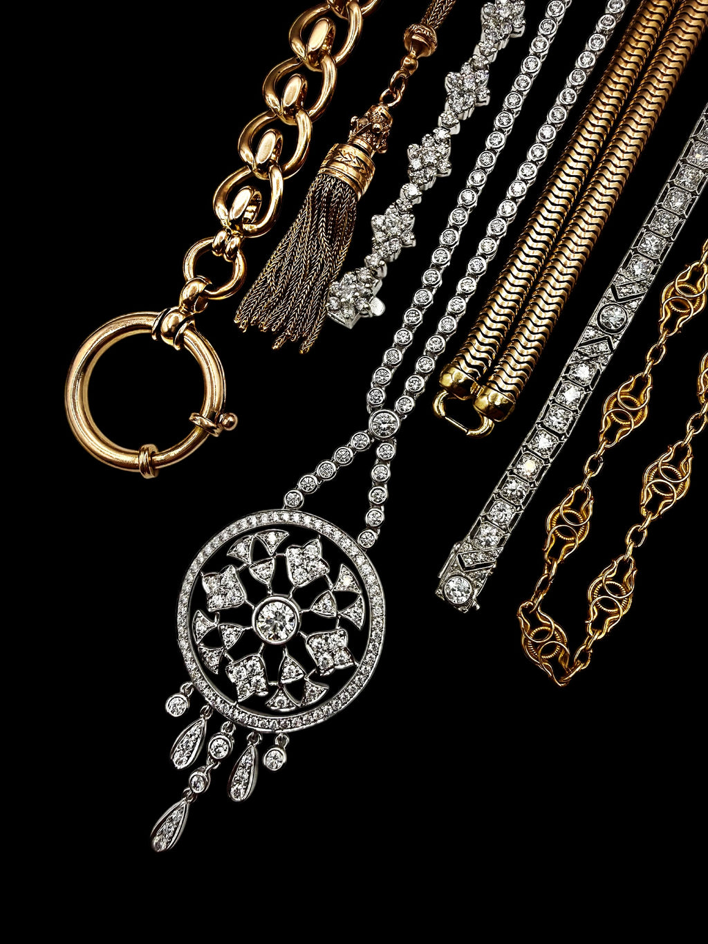 18k Diamond Pendant Necklace