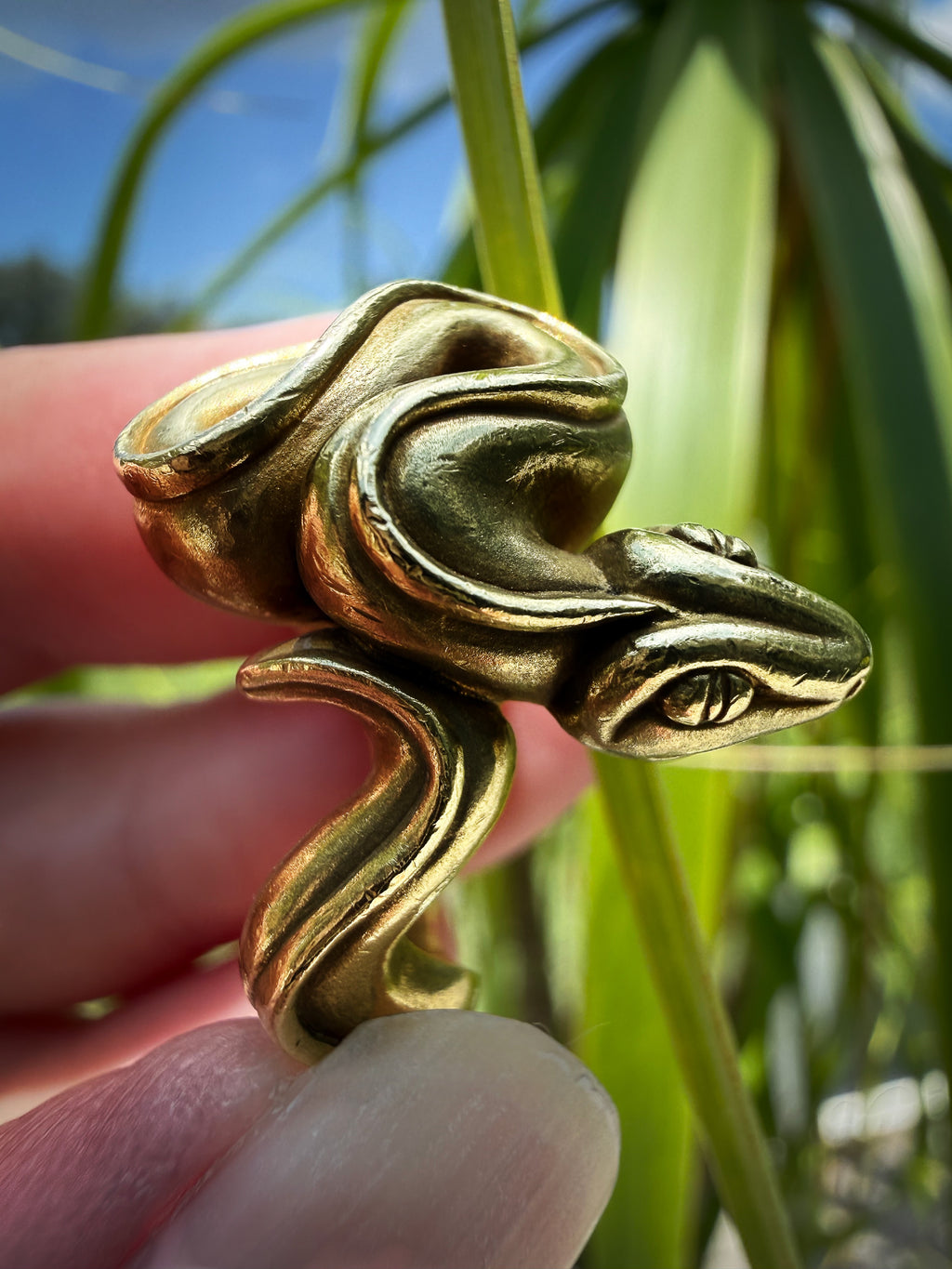 18k Kieselstein-Cord Snake Ring
