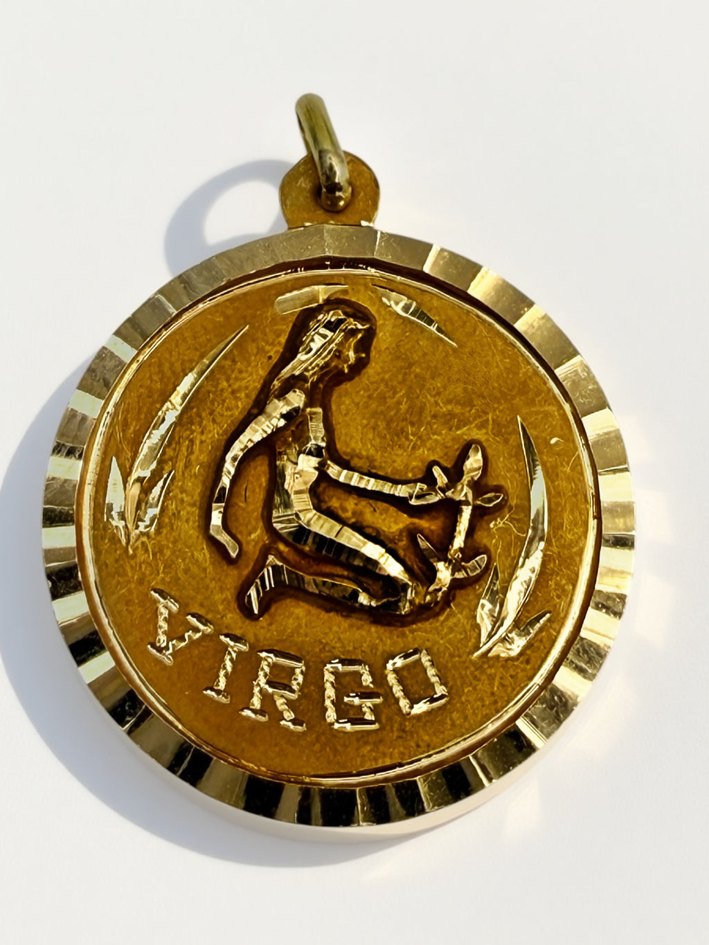18k Virgo Pendant