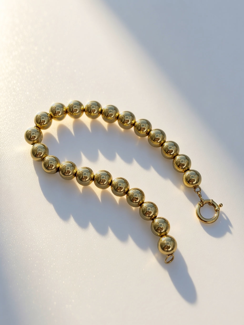 14k Ball Bracelet