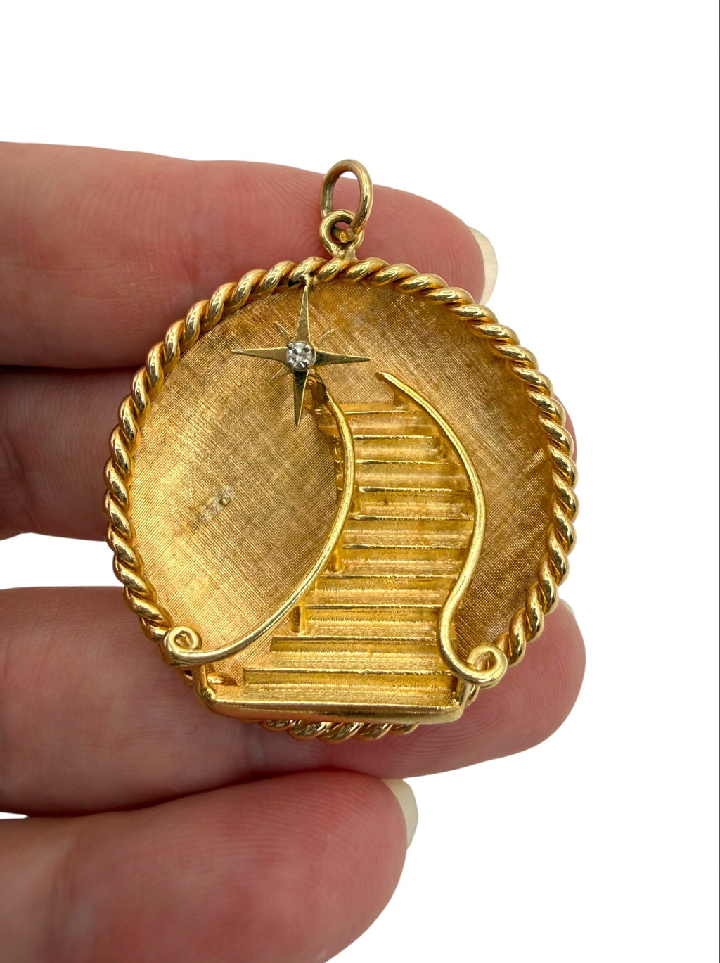 14k Stairway to Heaven Pendant