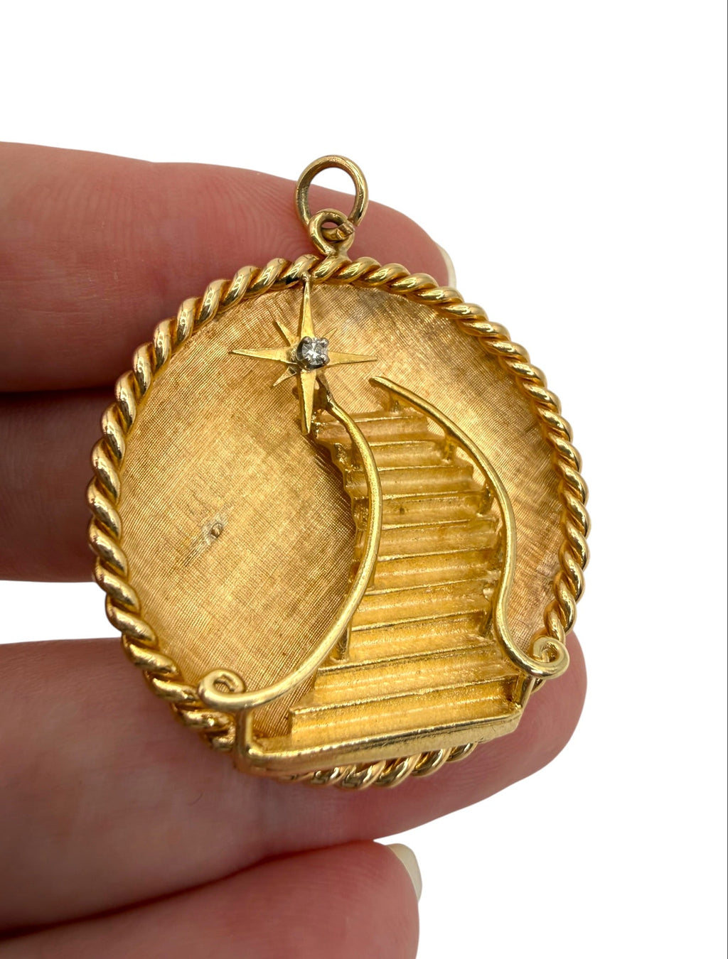14k Stairway to Heaven Pendant