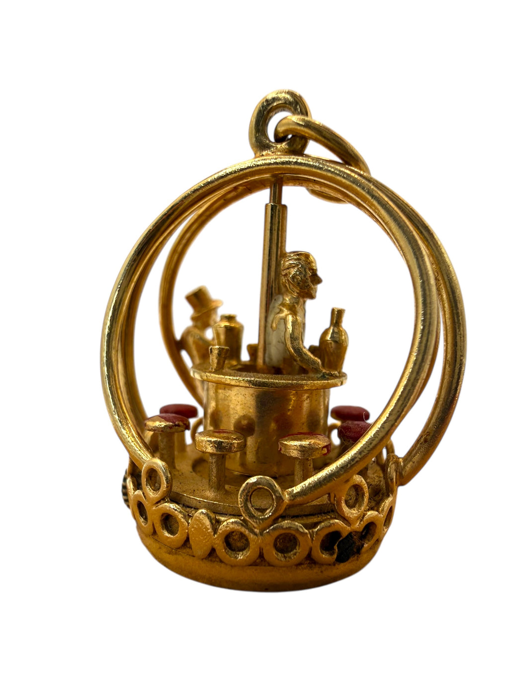 14k Dankner Revolving Bar Charm