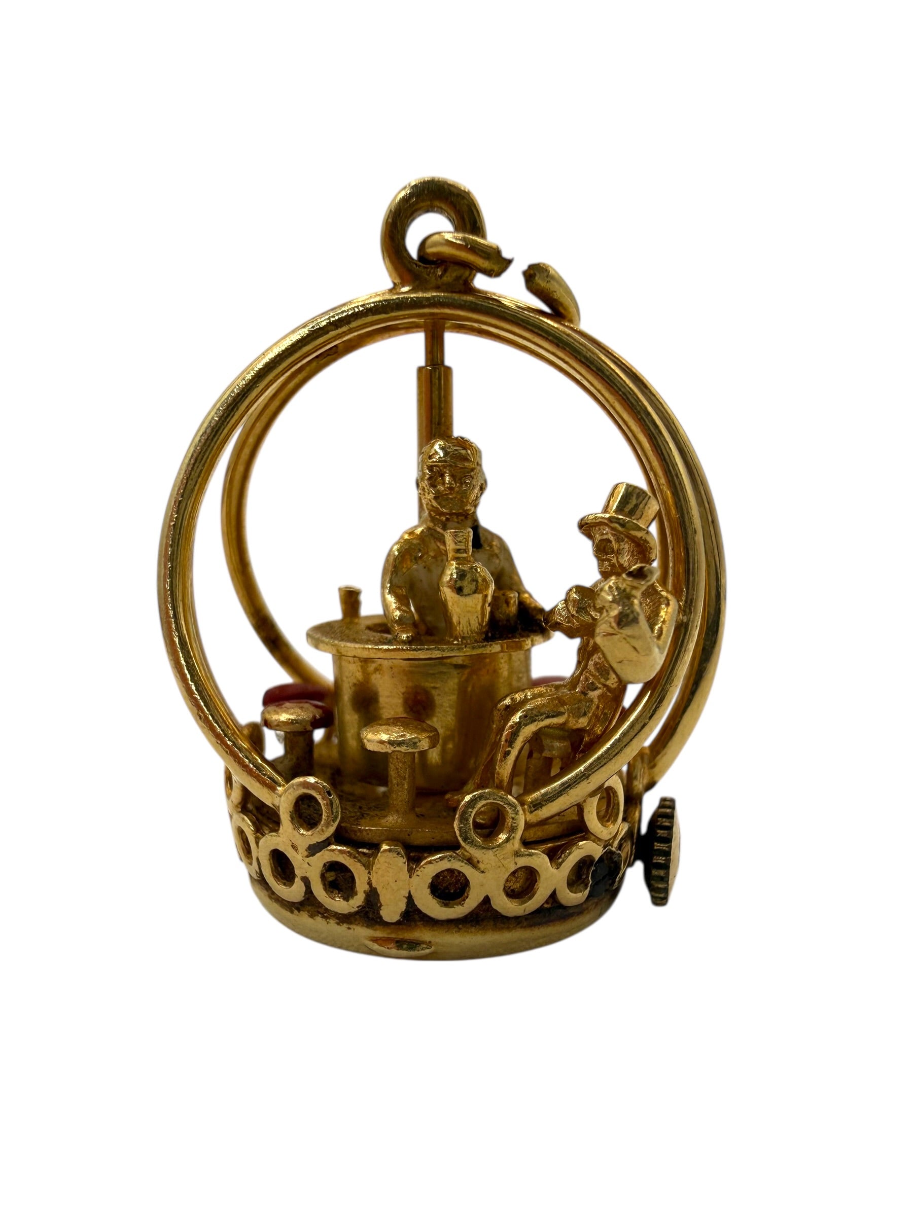 14k Dankner Revolving Bar Charm