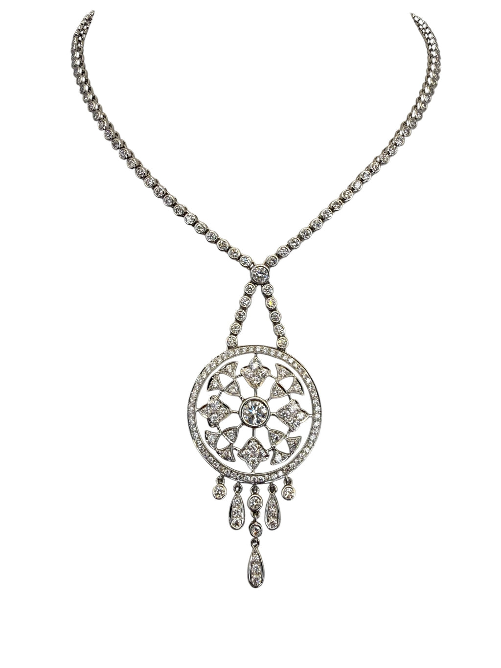 18k Diamond Pendant Necklace