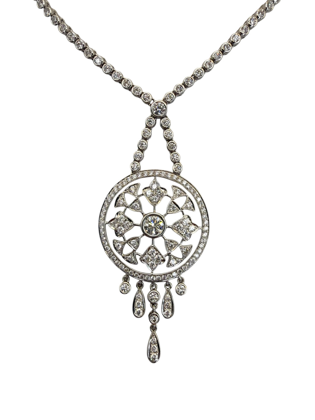 18k Diamond Pendant Necklace