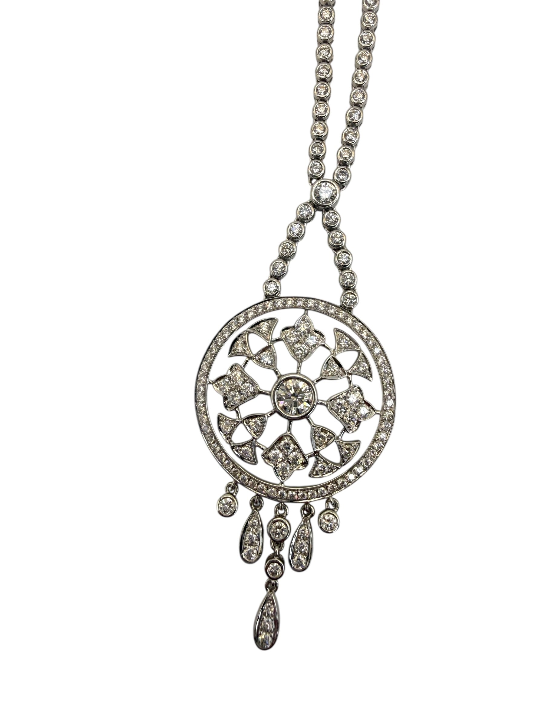 18k Diamond Pendant Necklace