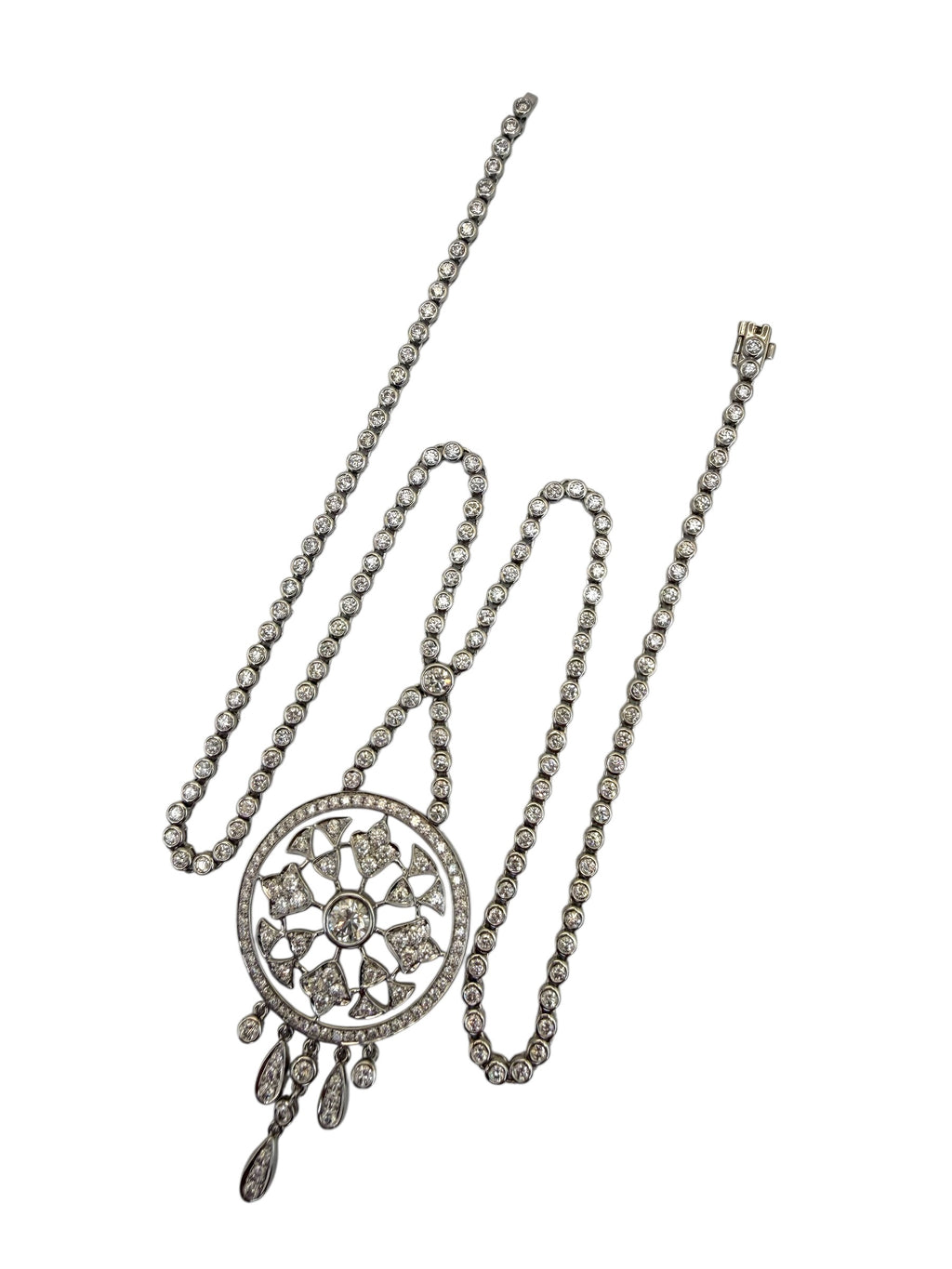 18k Diamond Pendant Necklace