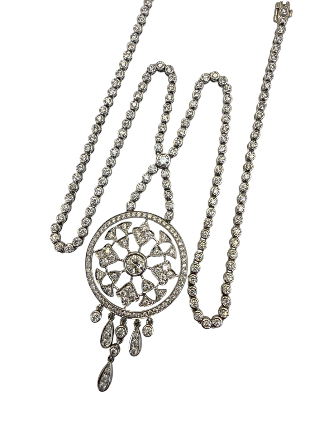 18k Diamond Pendant Necklace