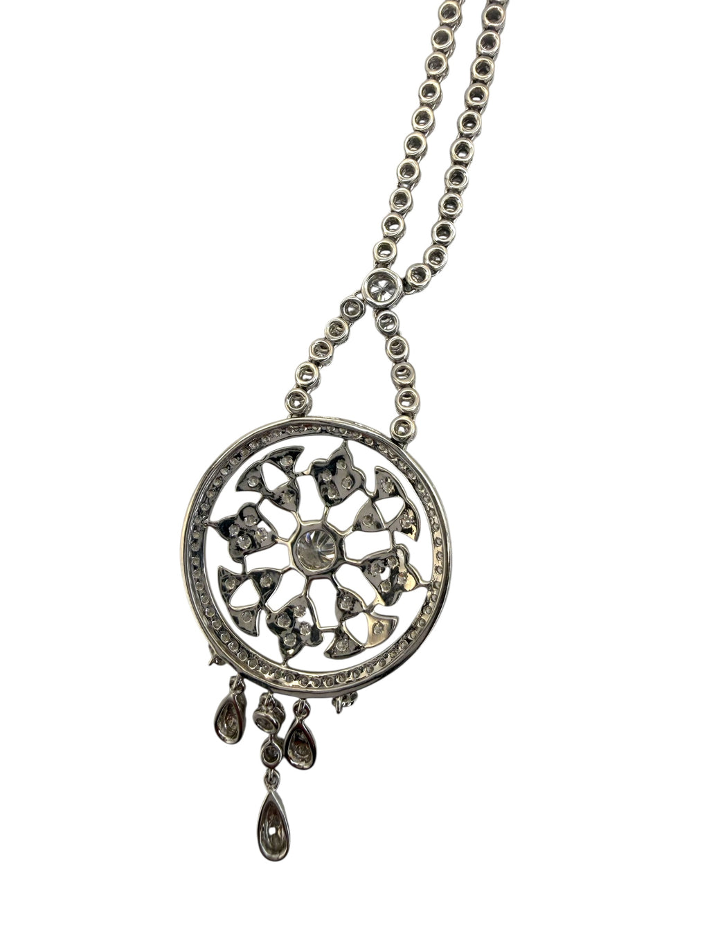 18k Diamond Pendant Necklace