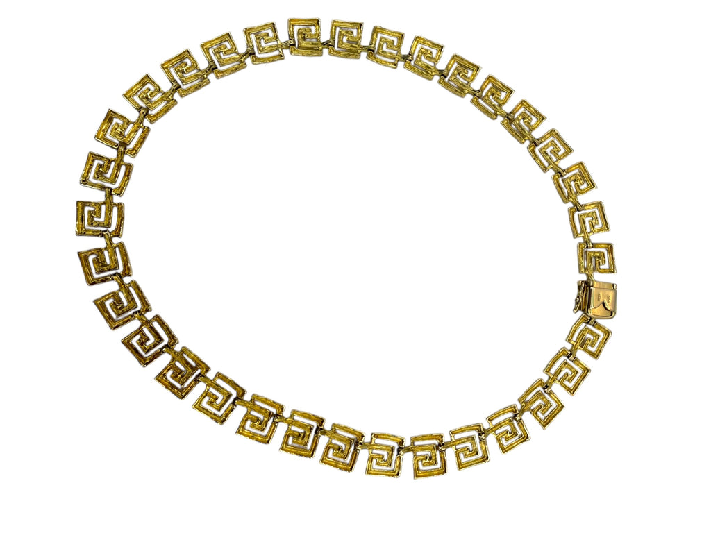 14k Greek Key Necklace