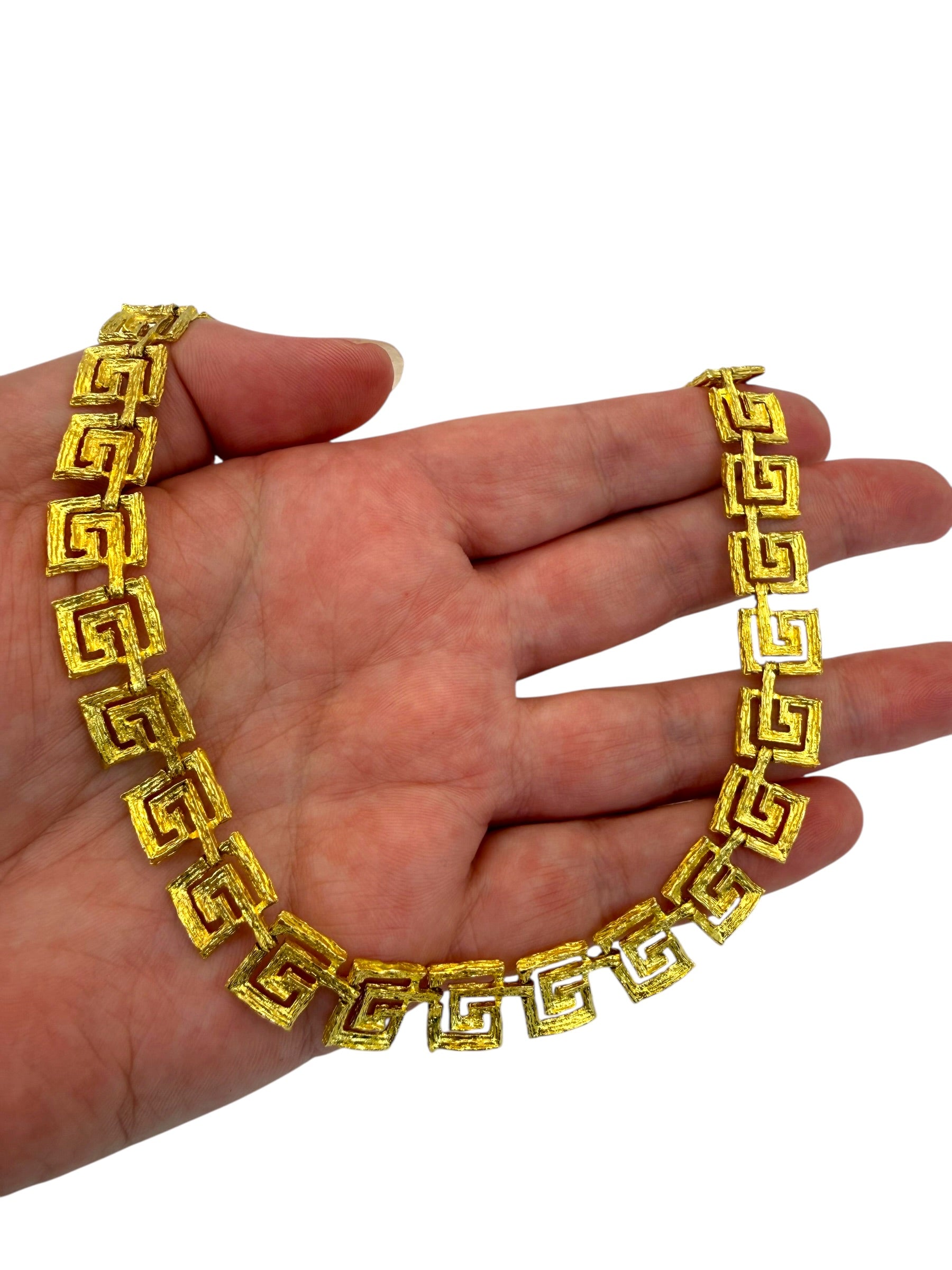 14k Greek Key Necklace