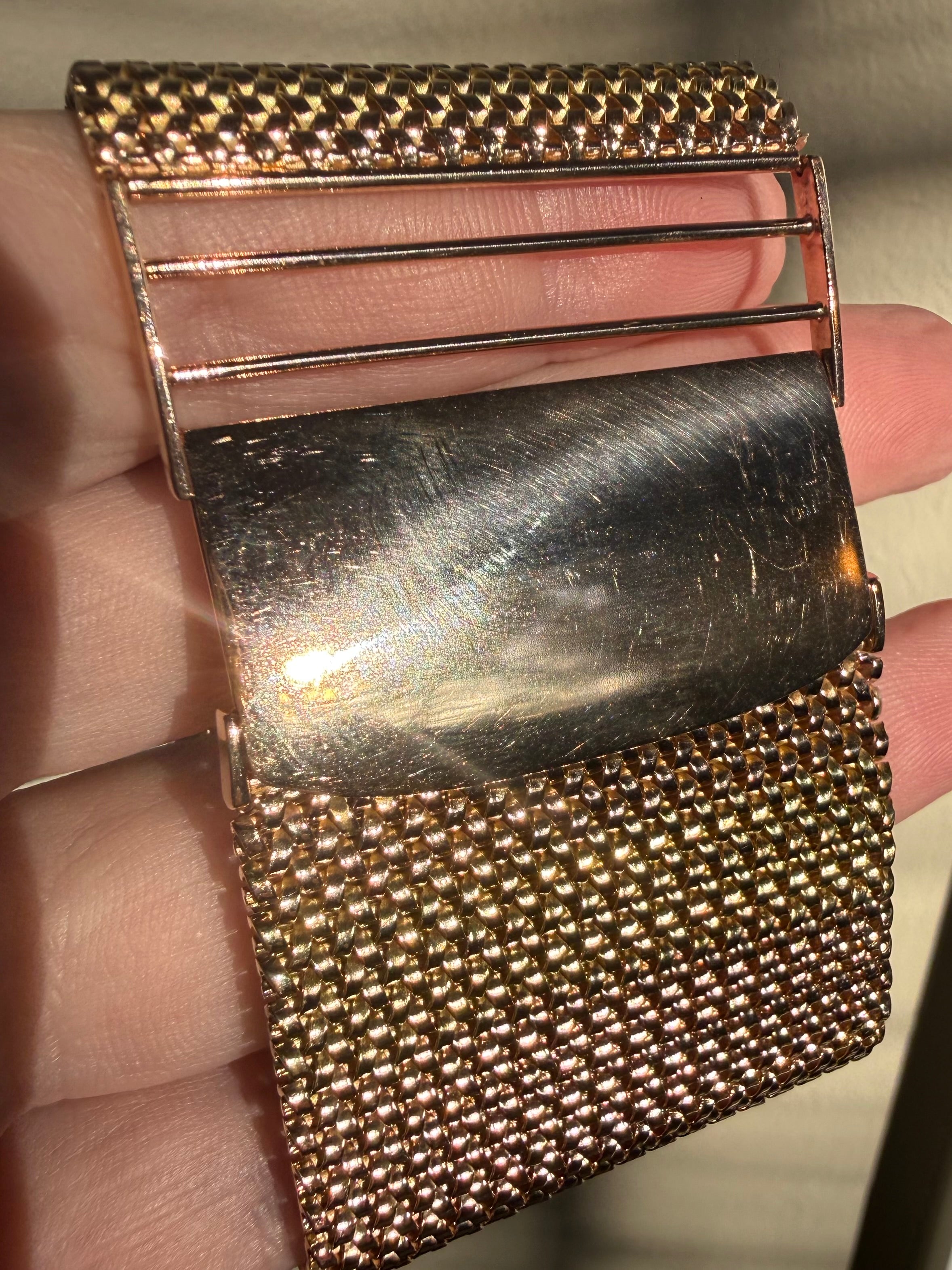 18k Mesh Buckle Bracelet