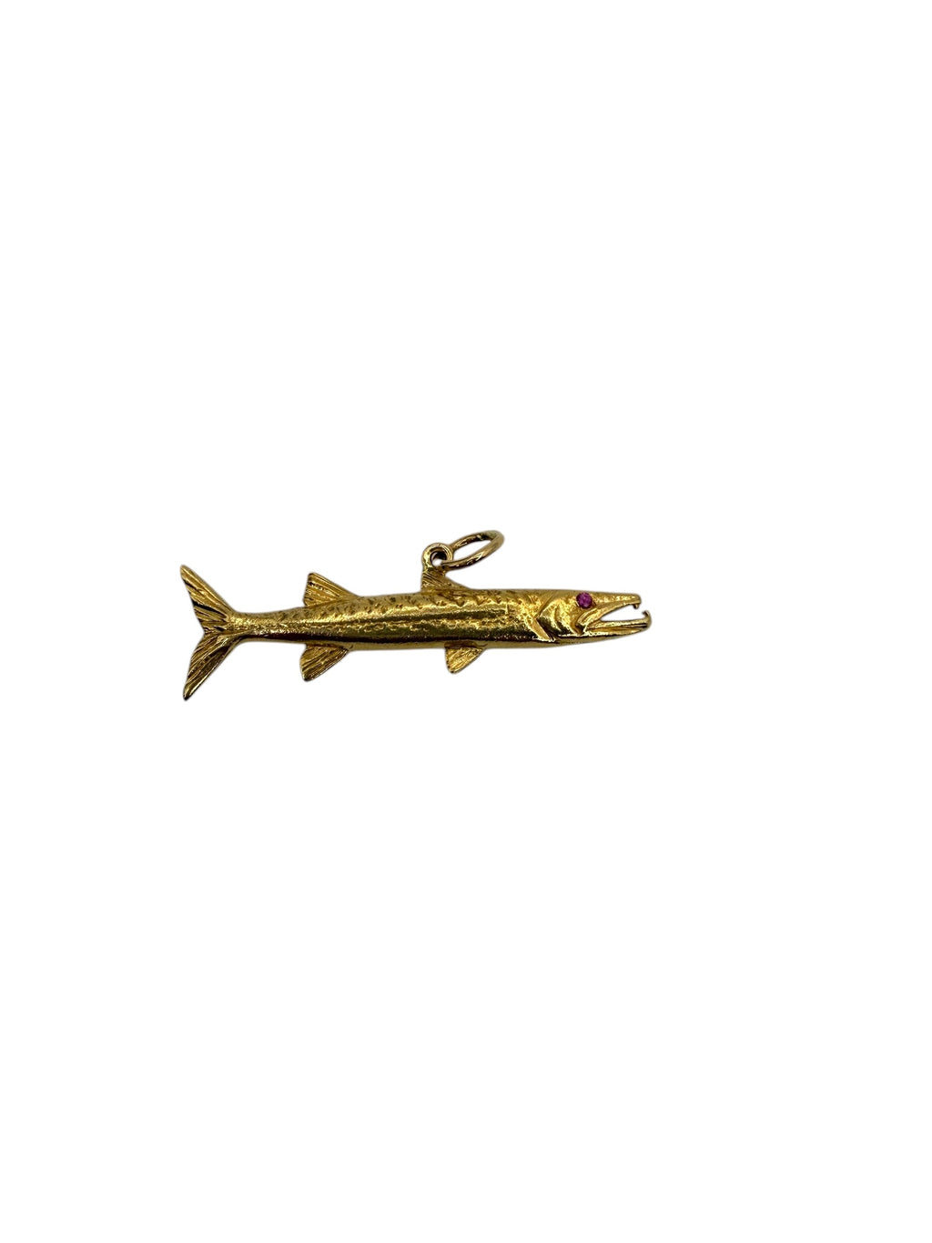 14k Barracuda Pendant