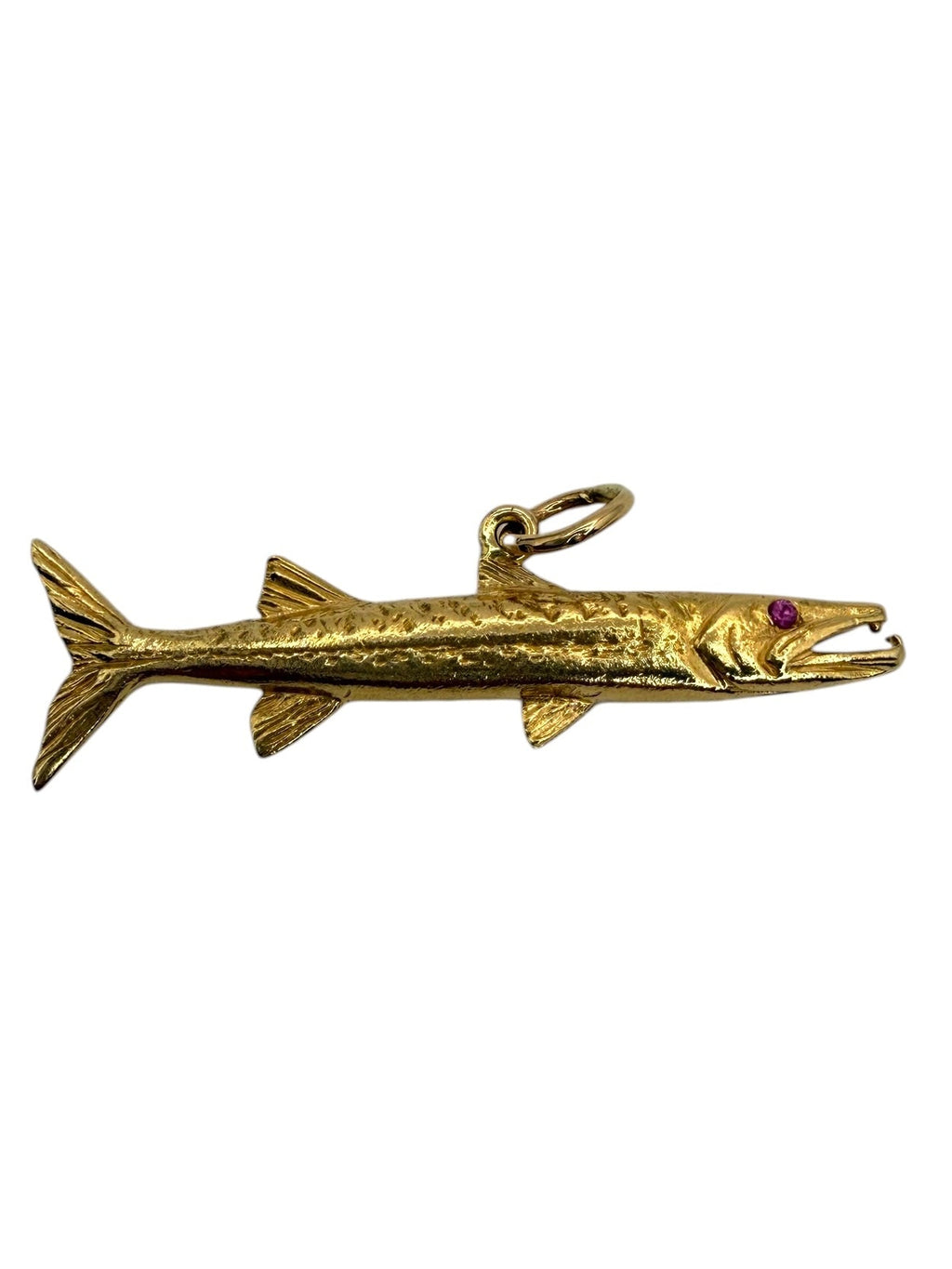 14k Barracuda Pendant