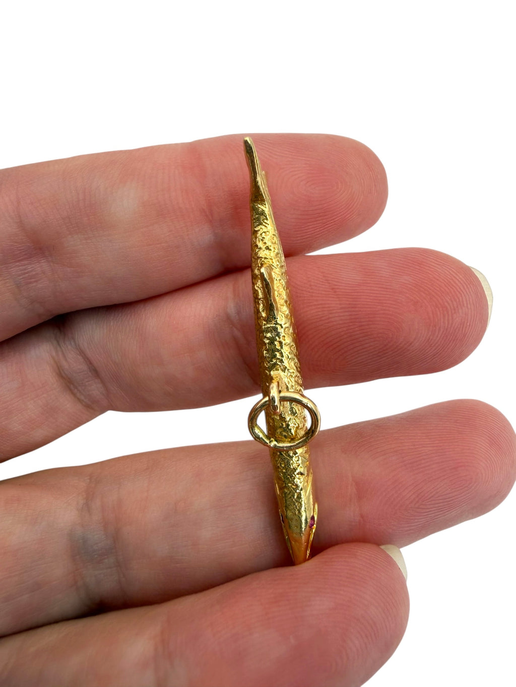 14k Barracuda Pendant