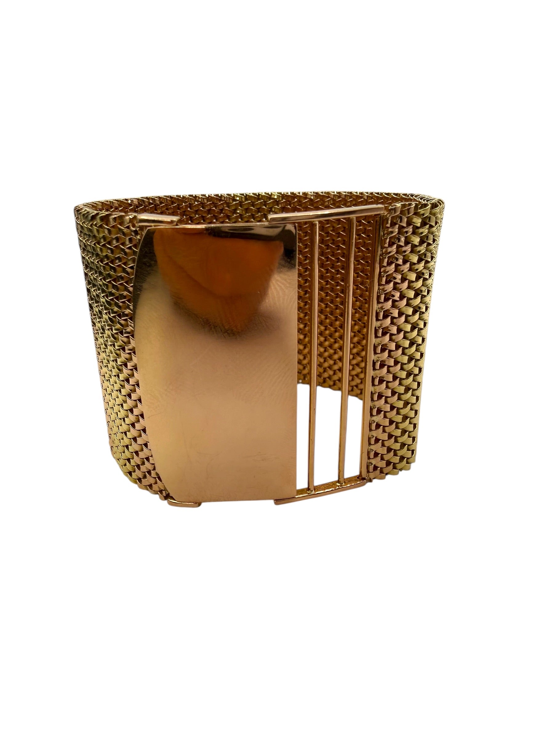 18k Mesh Buckle Bracelet