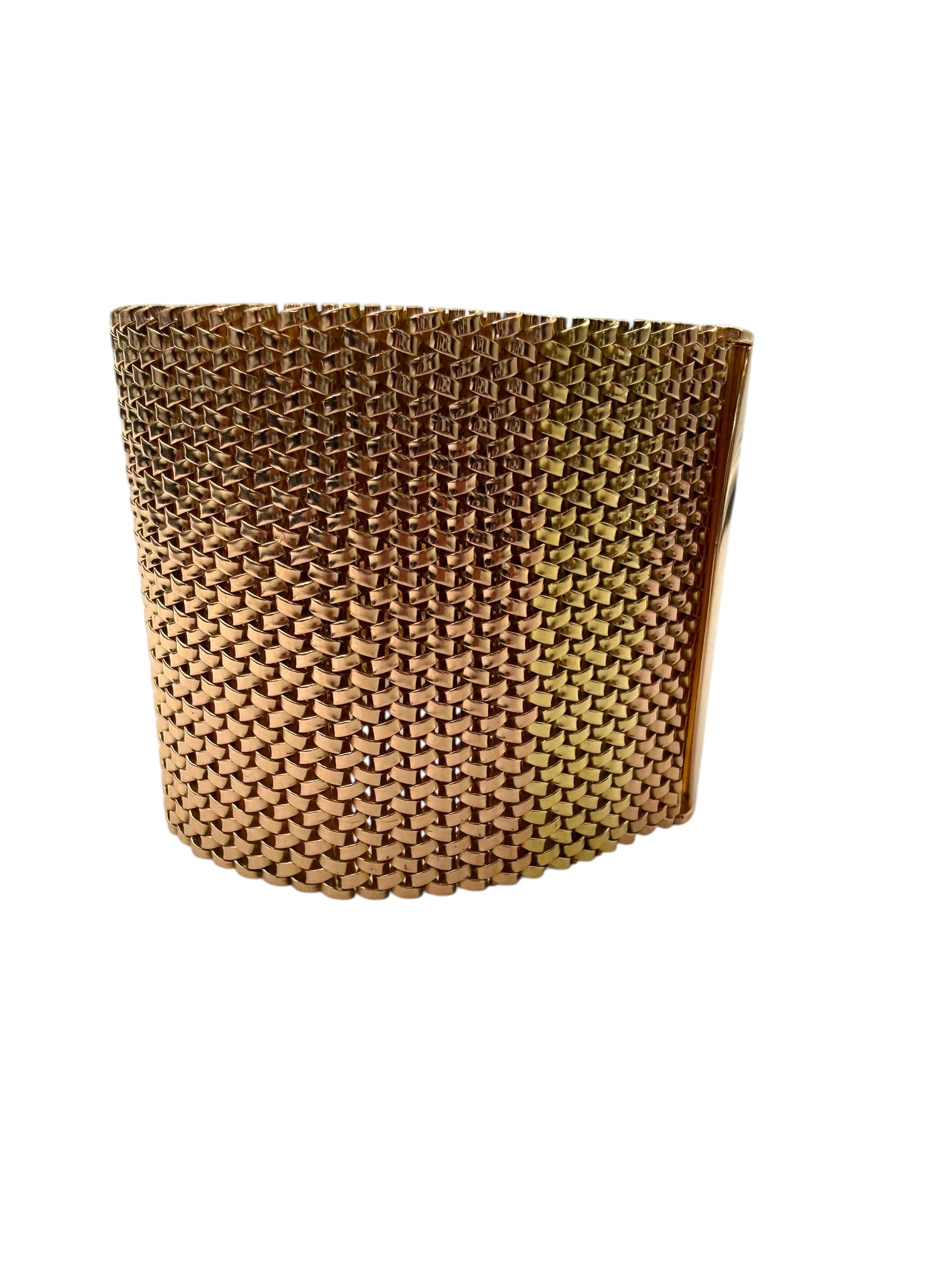 18k Mesh Buckle Bracelet