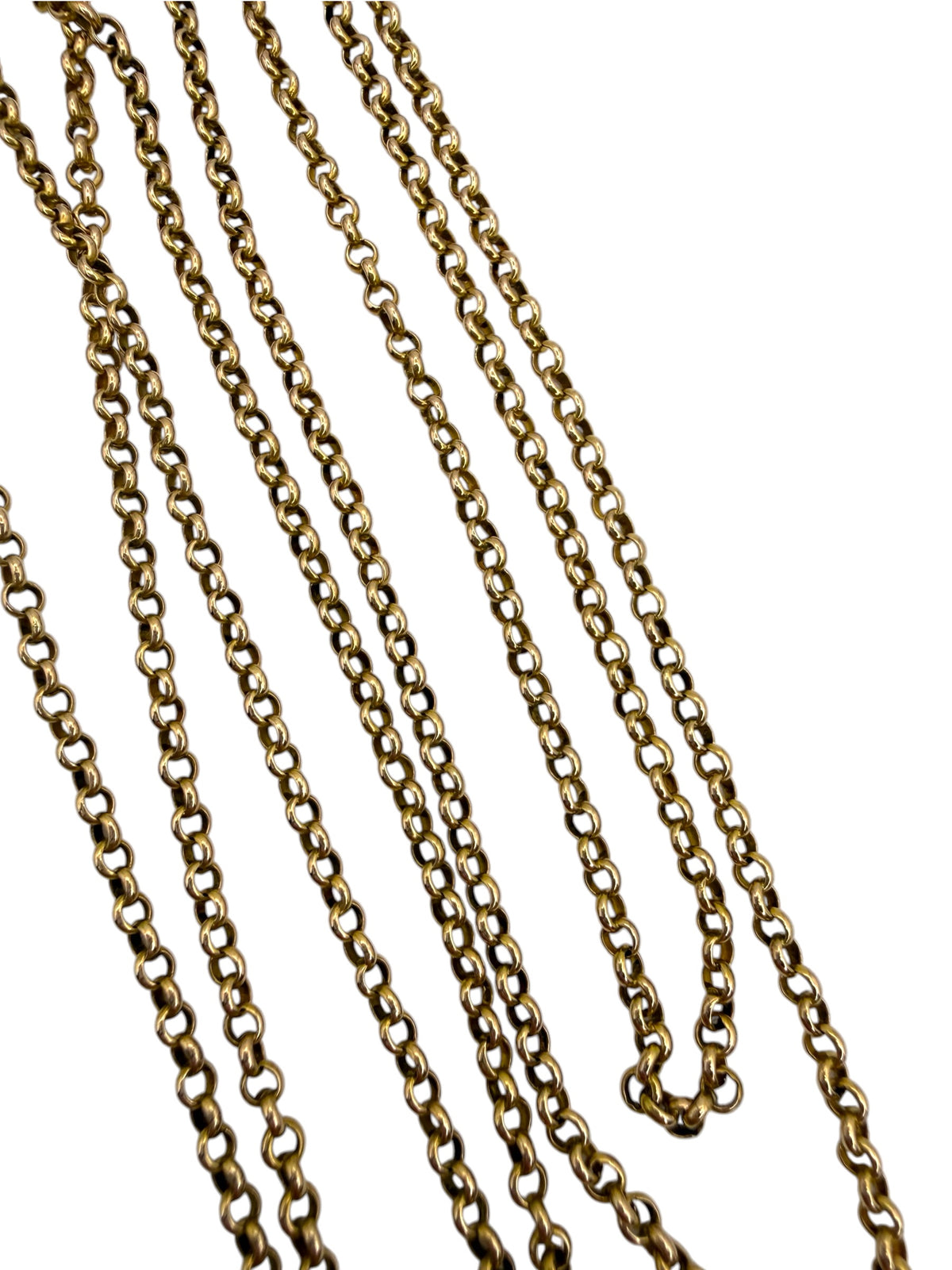 14k Antique Rolo Chain Necklace