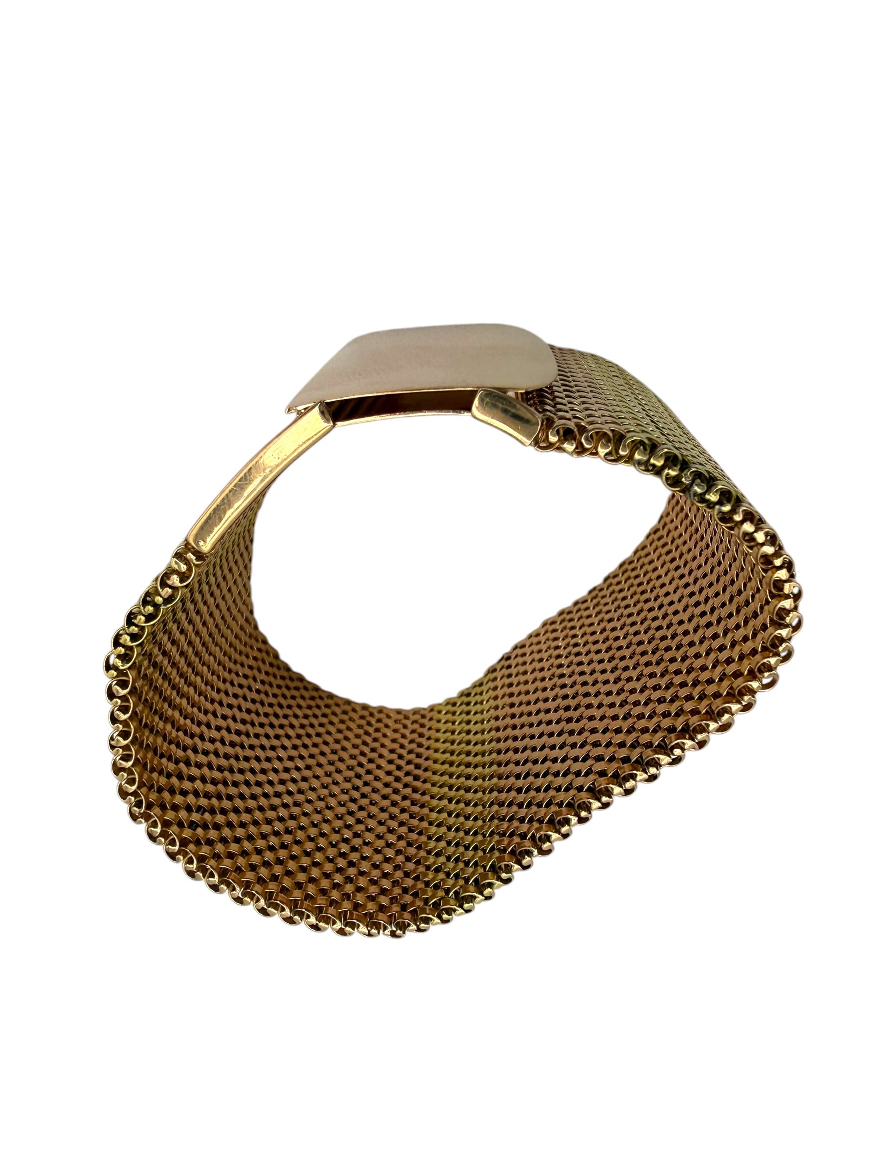 18k Mesh Buckle Bracelet