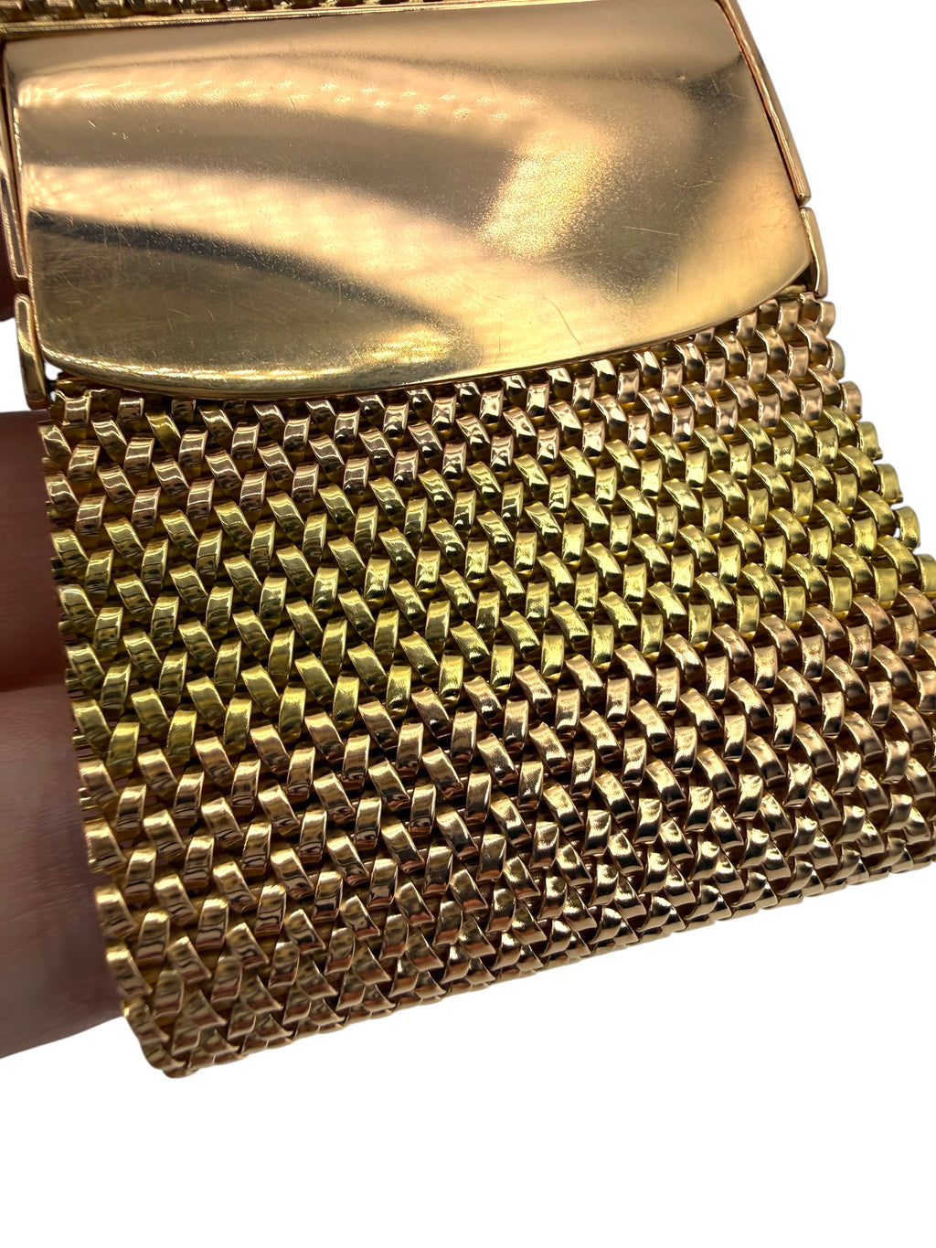 18k Mesh Buckle Bracelet
