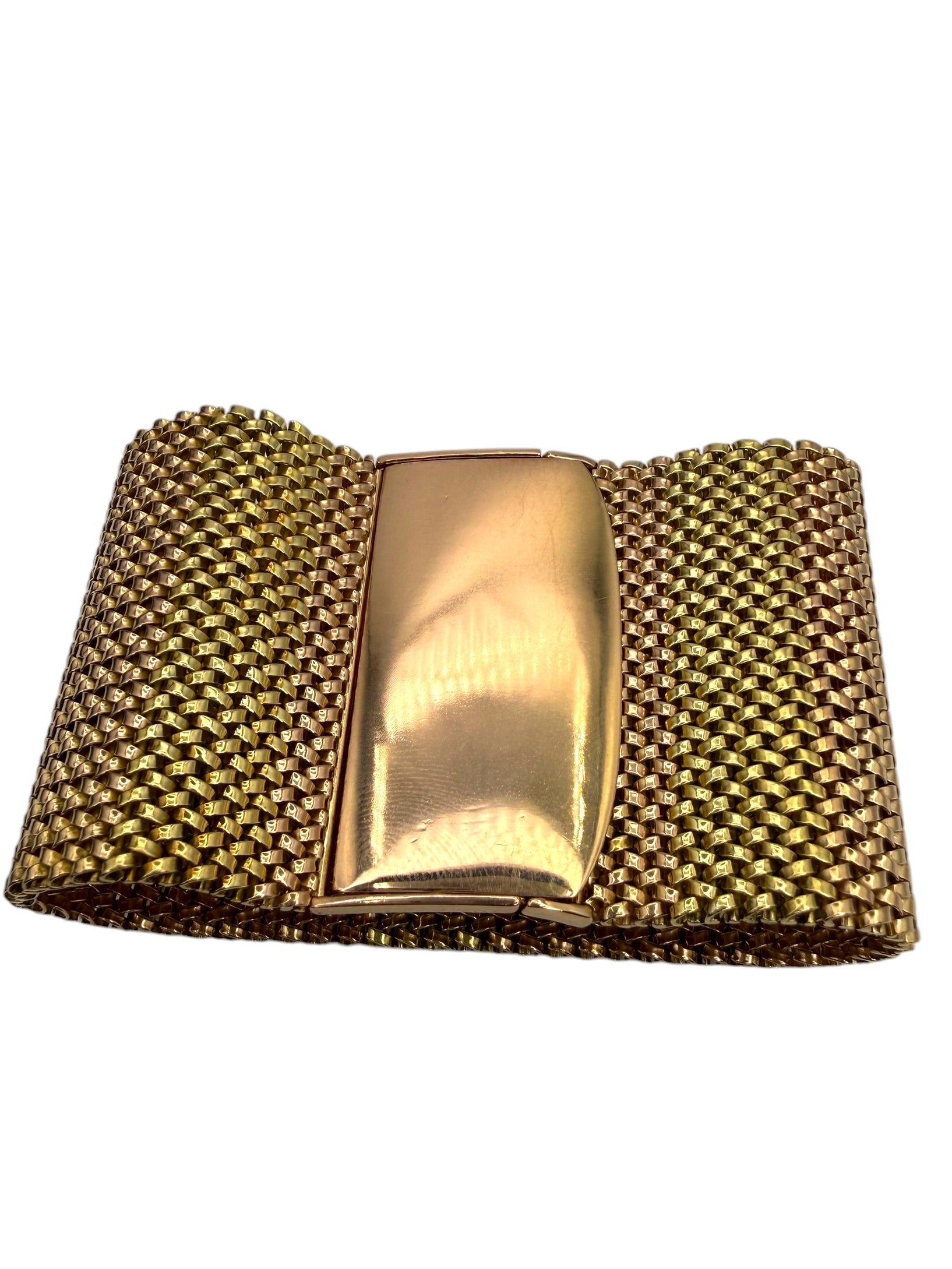 18k Mesh Buckle Bracelet