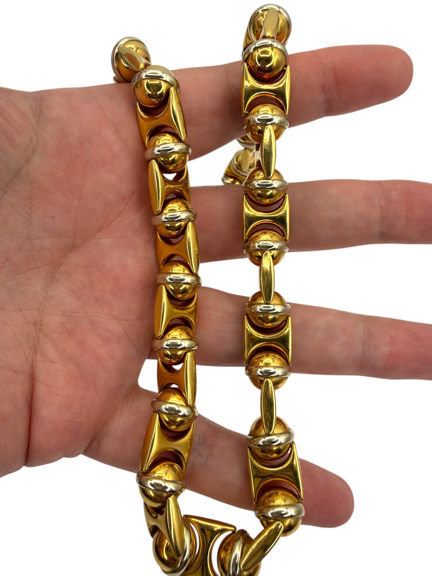 18k Chunky Sauro Collar Necklace