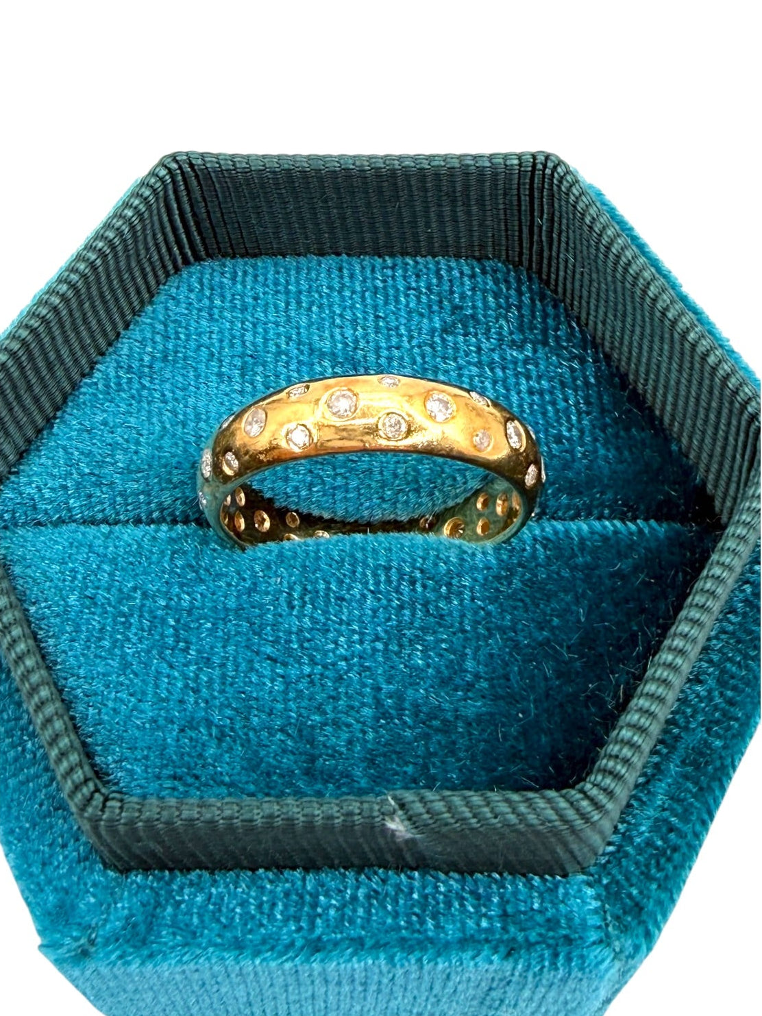 18k Etoile Diamond Band Ring